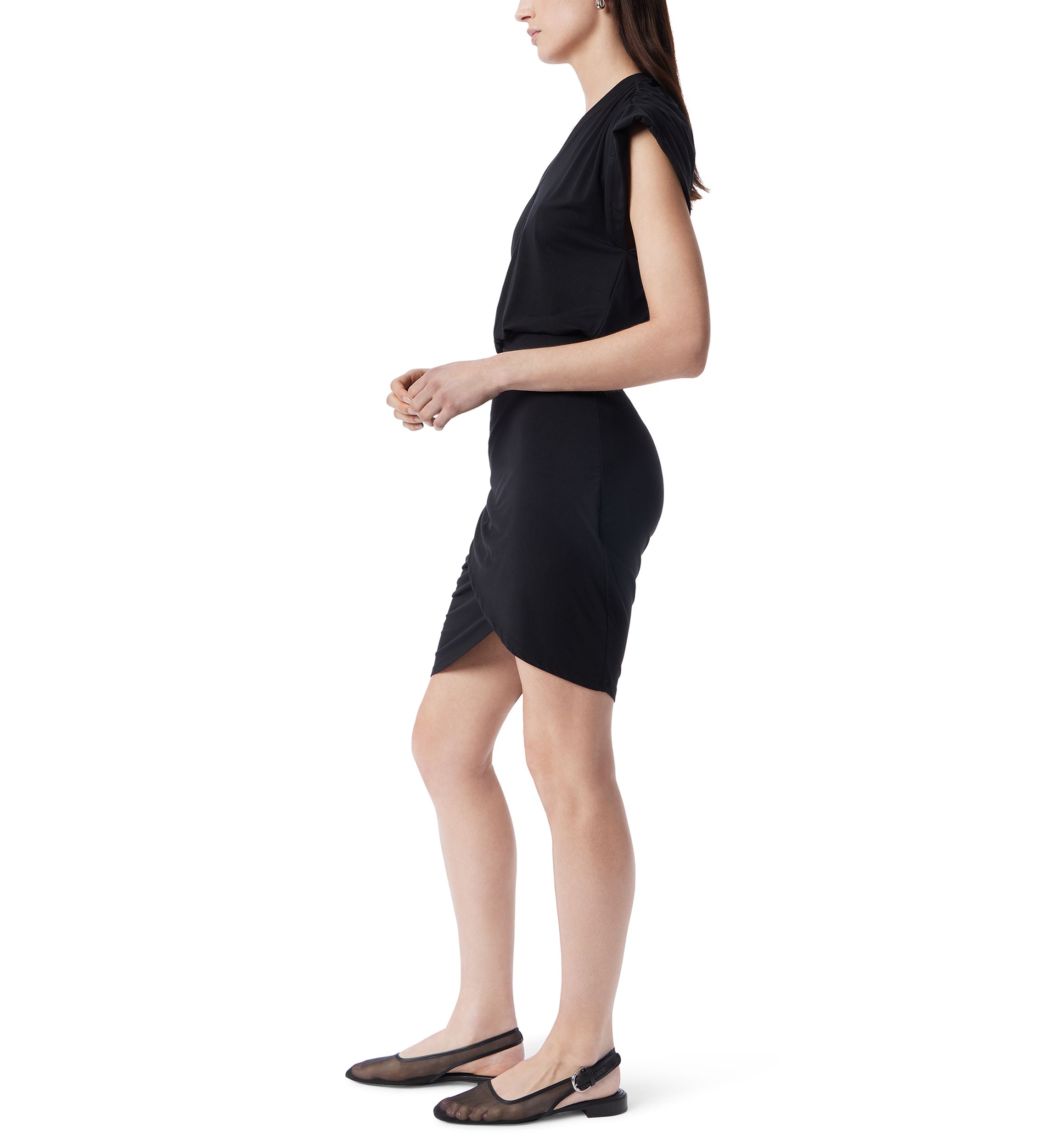 Womens Alianna Ruched Mini Dress