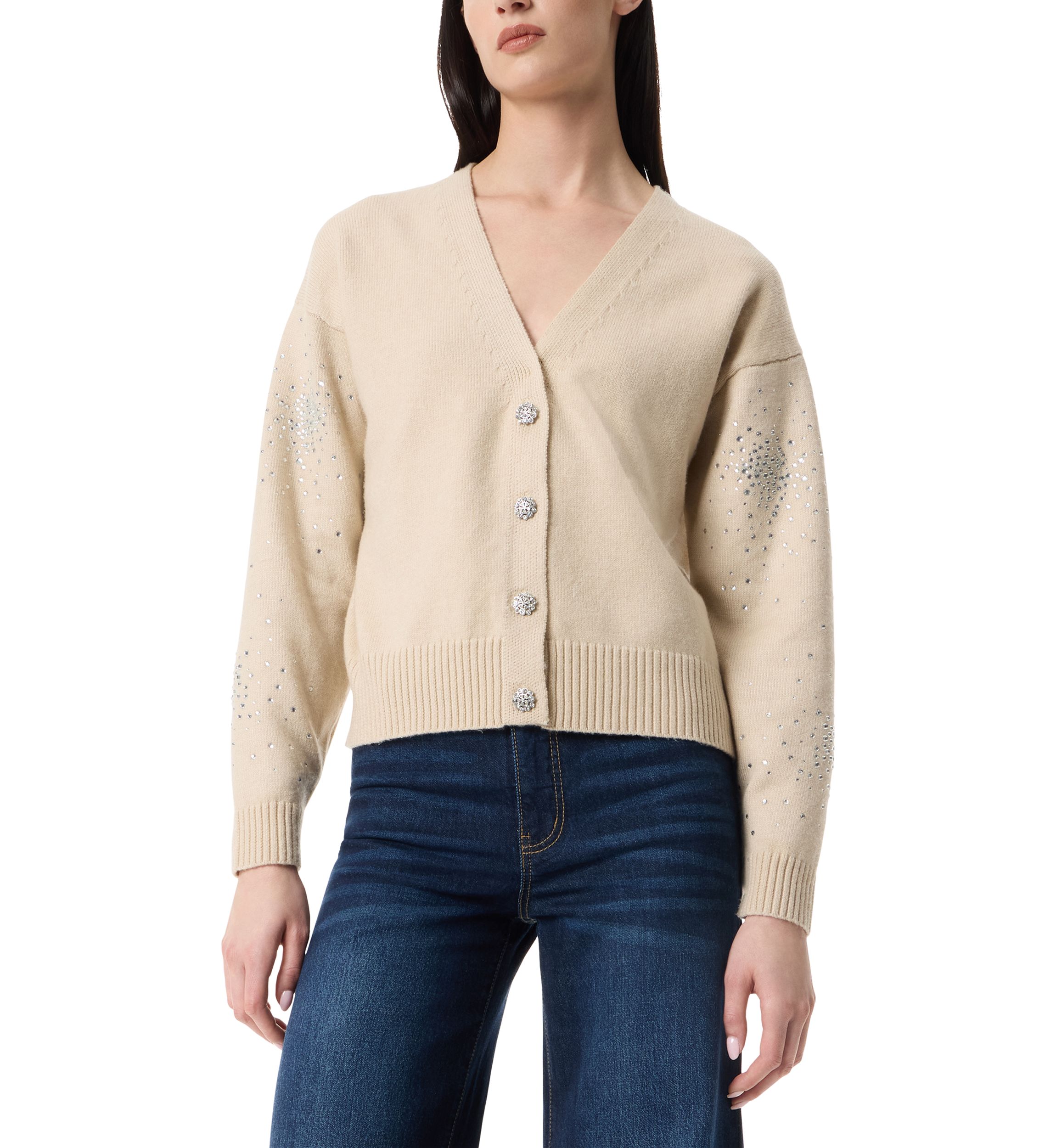 Womens Clio Cardigan with Embroidery  
