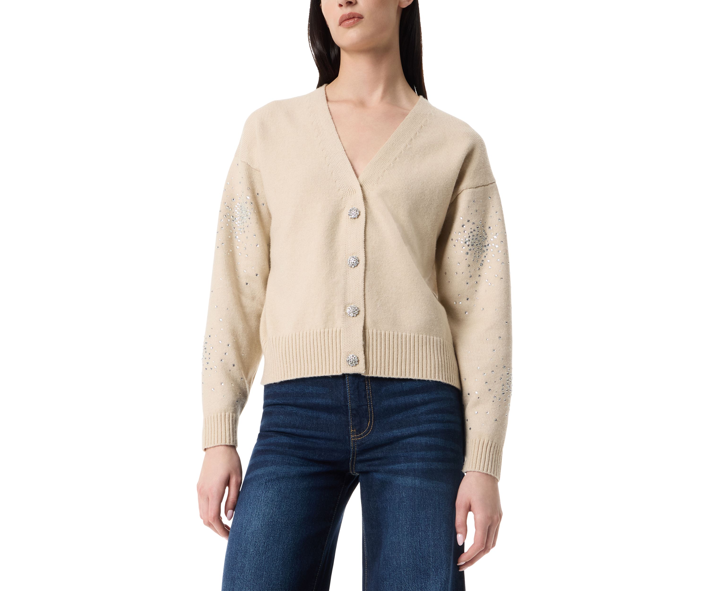 Womens Clio Cardigan with Embroidery  