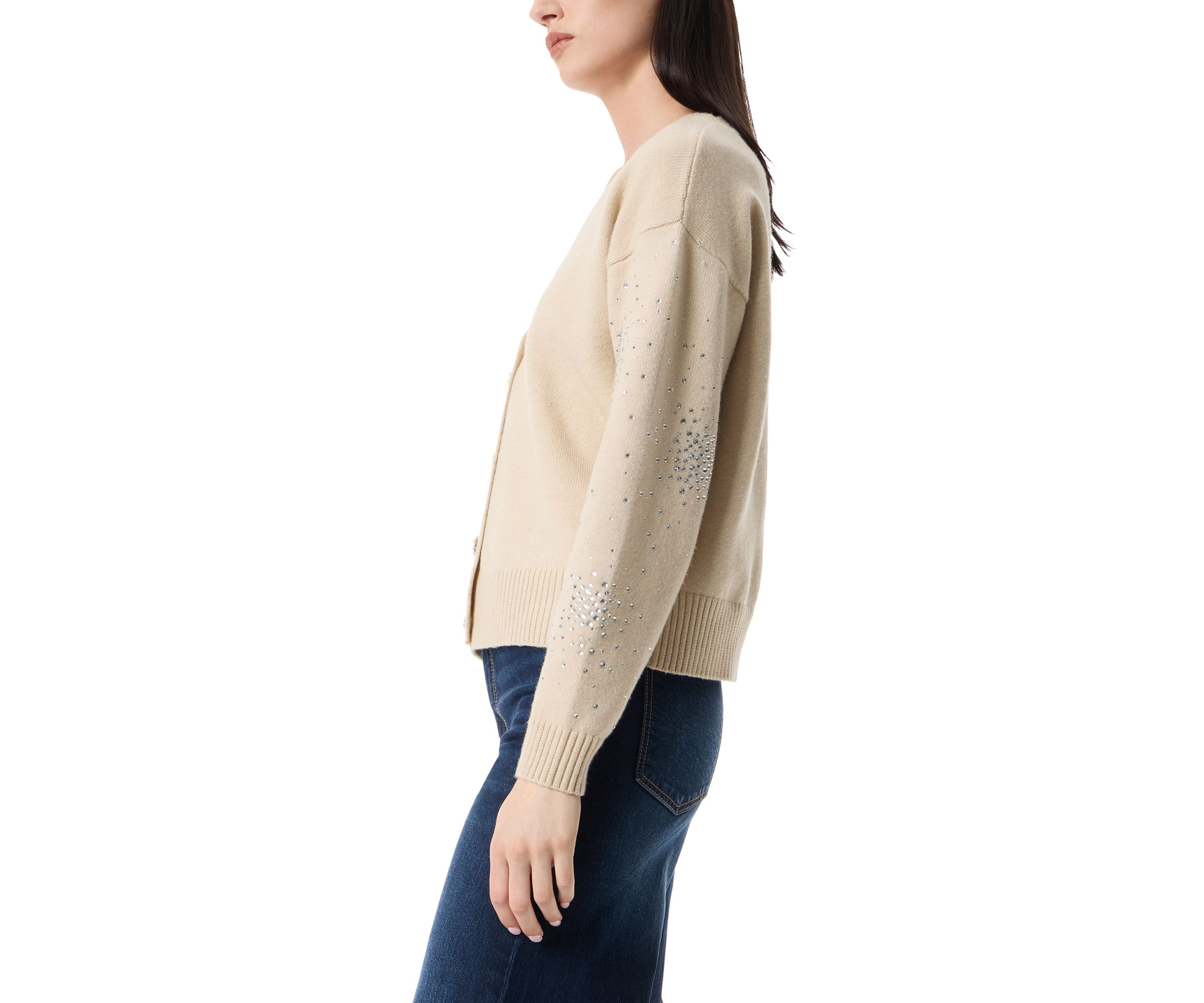 Womens Clio Cardigan with Embroidery  