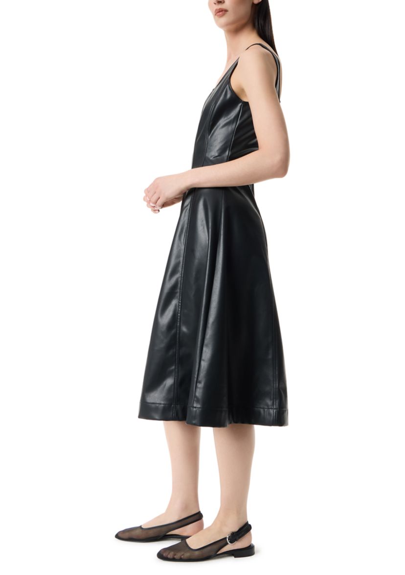 Womens Nova Faux Leather Dress