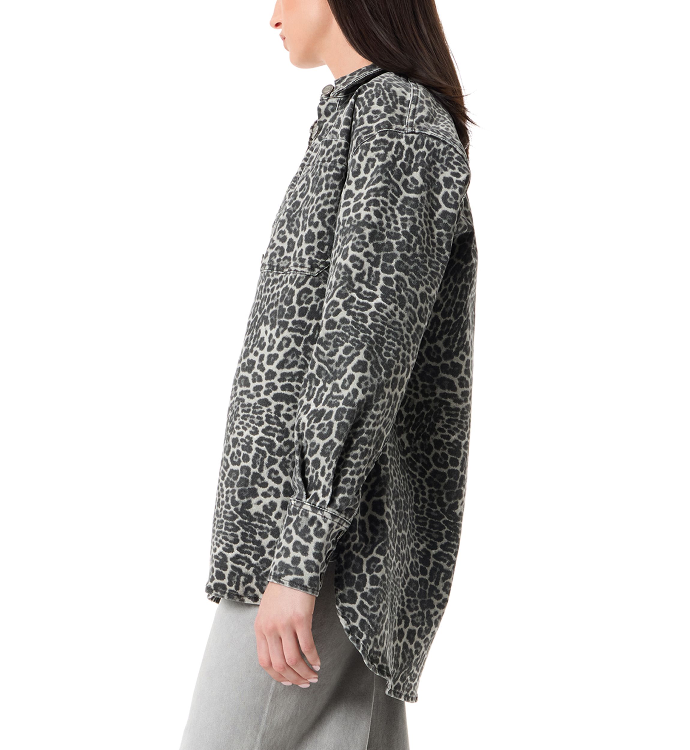 Womens Simone Oversized Button Down Top 
