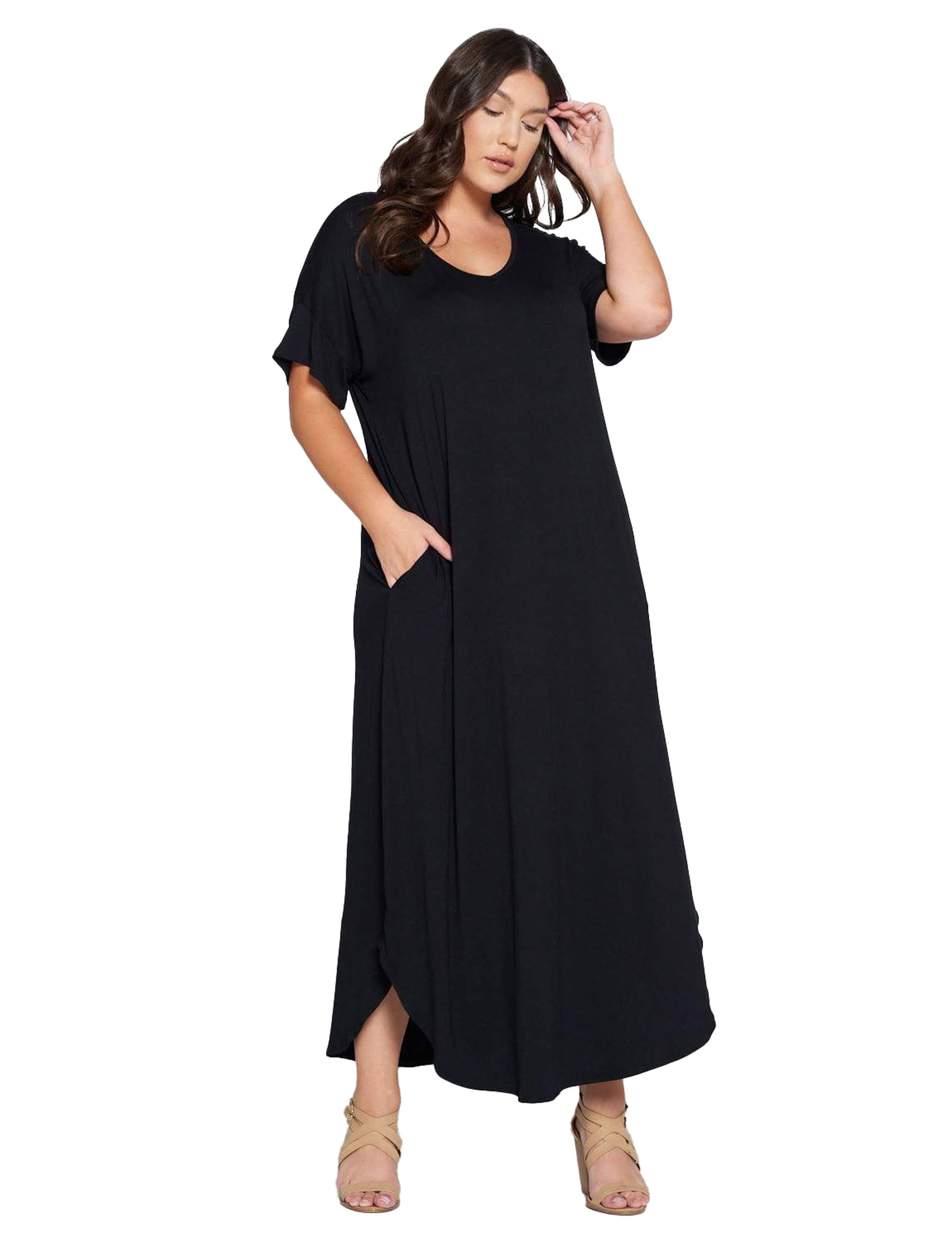 Plus Size Scarlett Maxi Pocket Dress