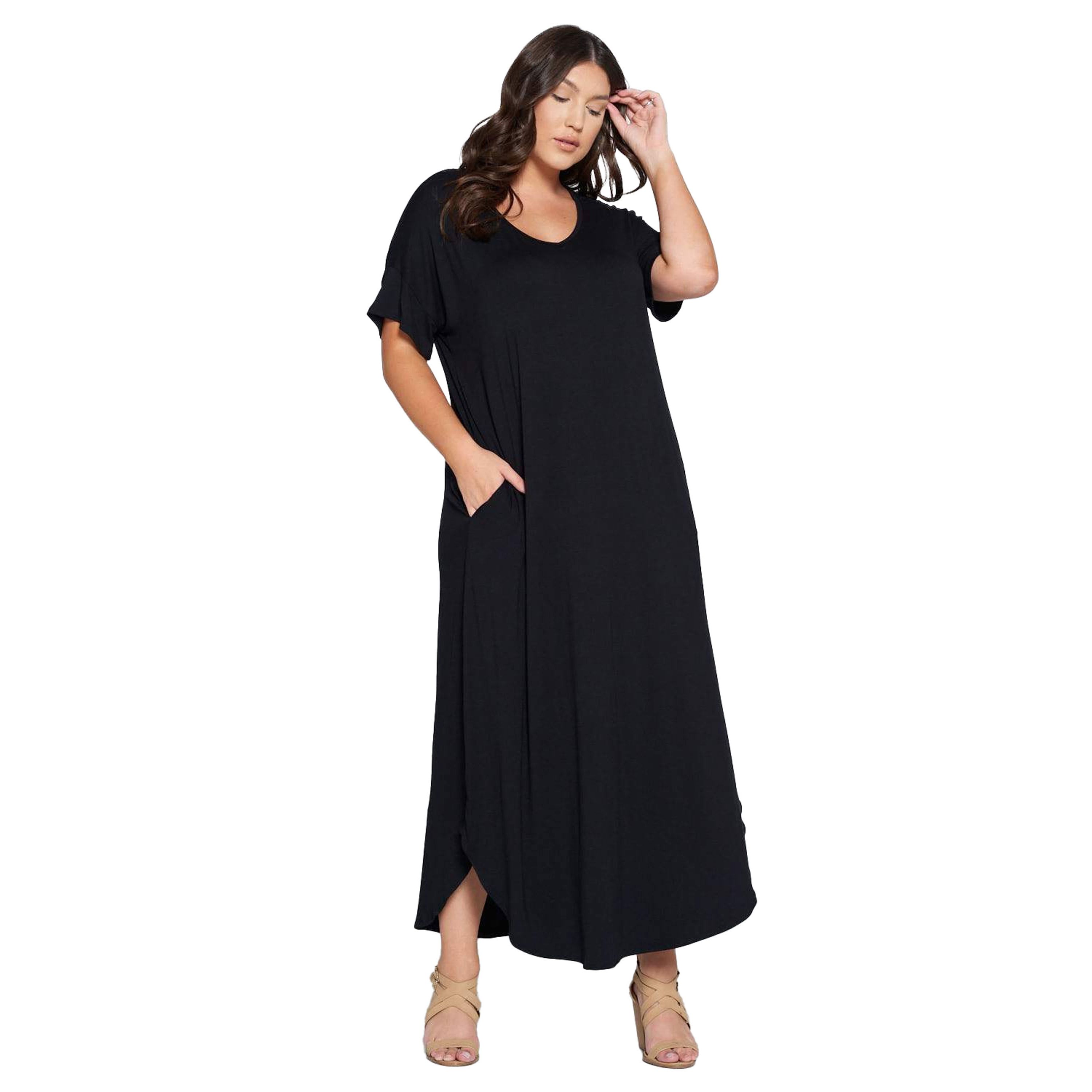 Plus Size Scarlett Maxi Pocket Dress