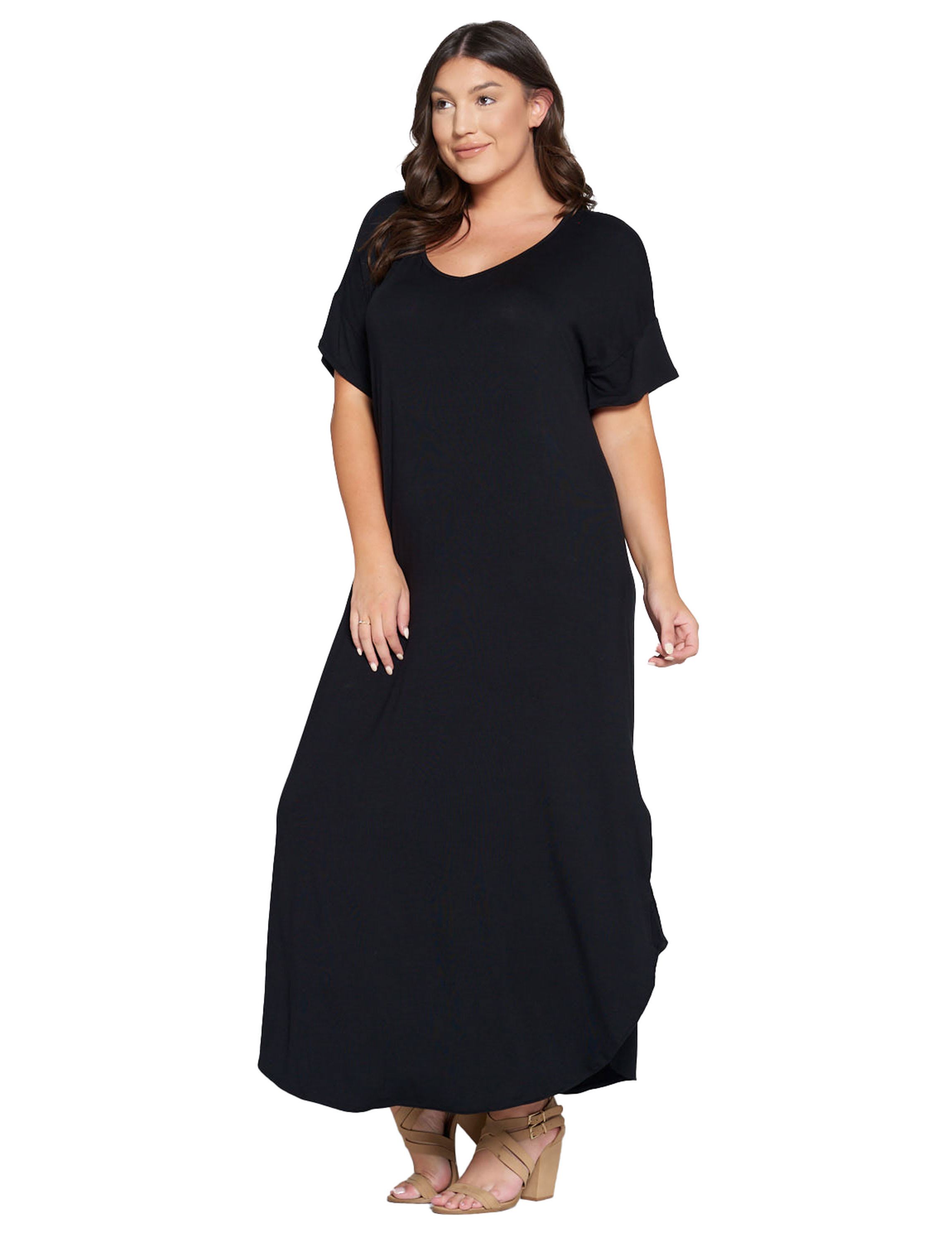 Plus Size Scarlett Maxi Pocket Dress