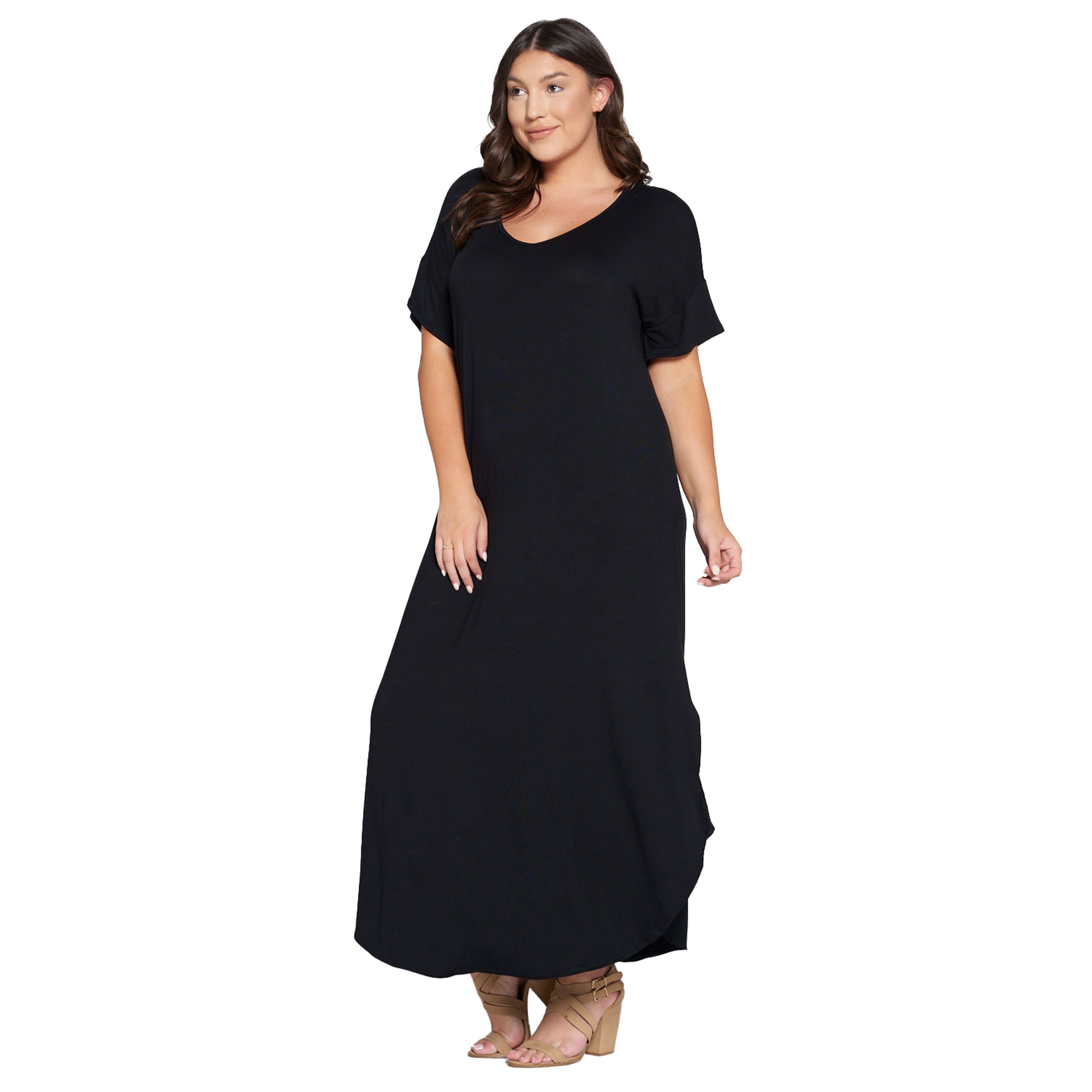 Plus Size Scarlett Maxi Pocket Dress