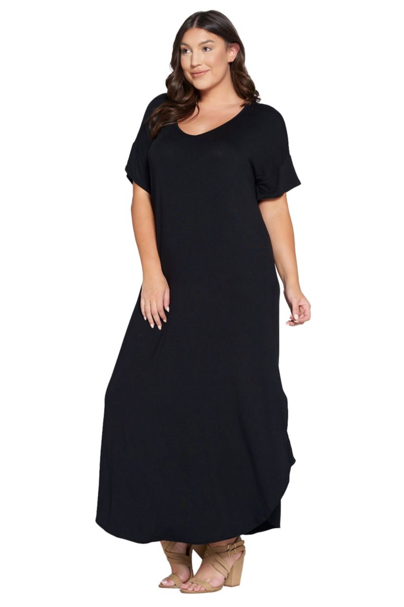 Plus Size Scarlett Maxi Pocket Dress
