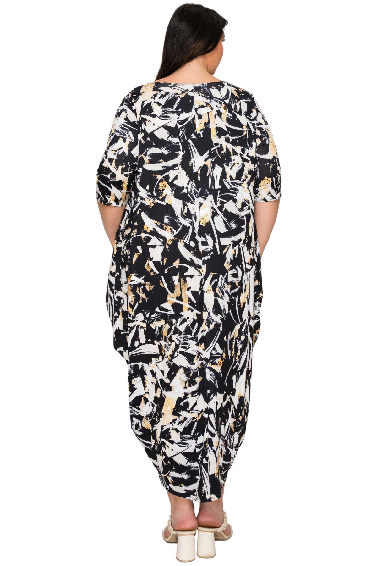 Plus Size Brielle Bubble Hem Pocket Dress