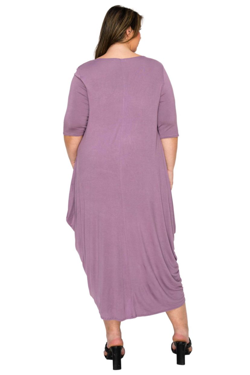Plus Size Evelyn Bubble Hem Pocket Dress