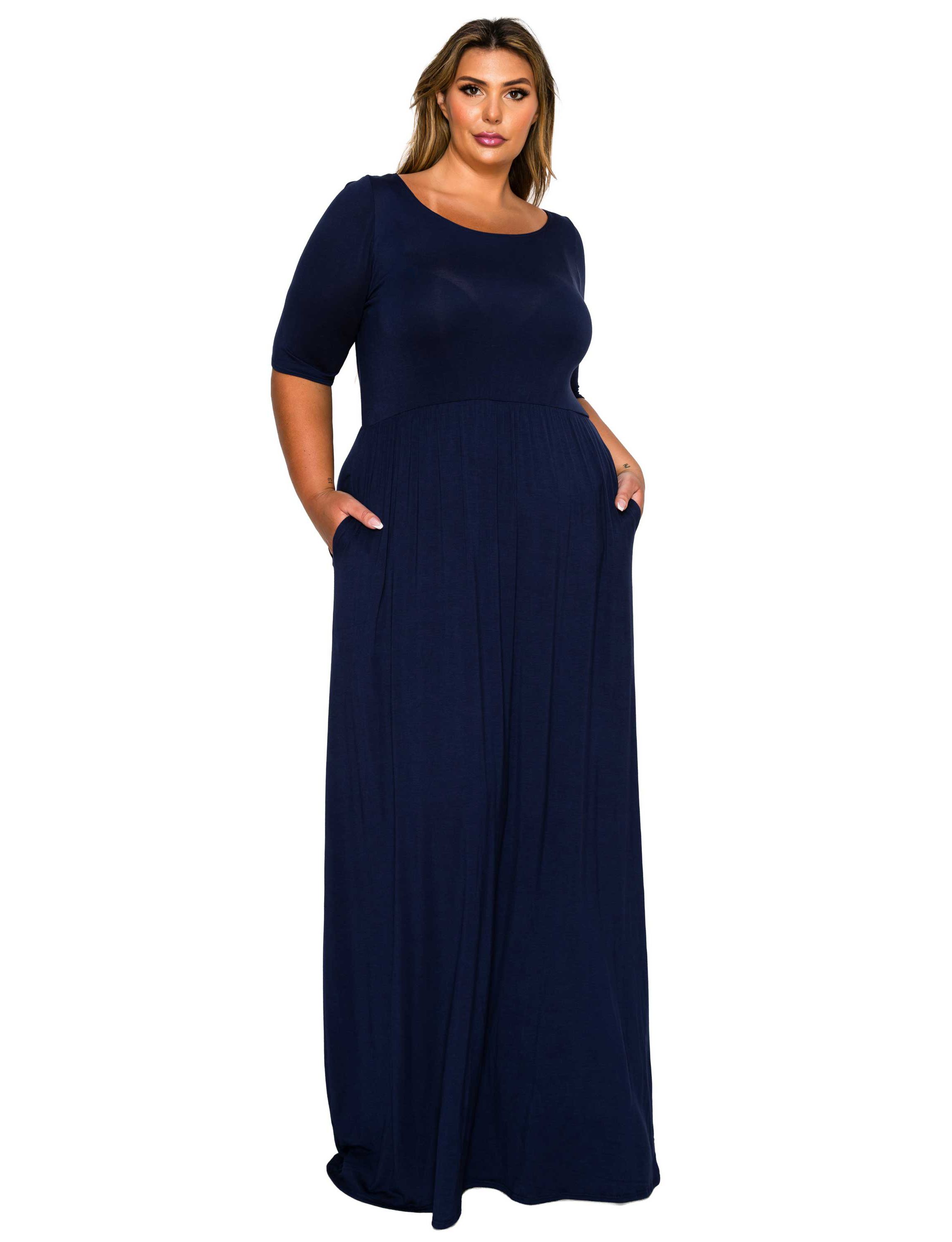 princess polly baby blue dress Cobalt Blue Plus Size Dress