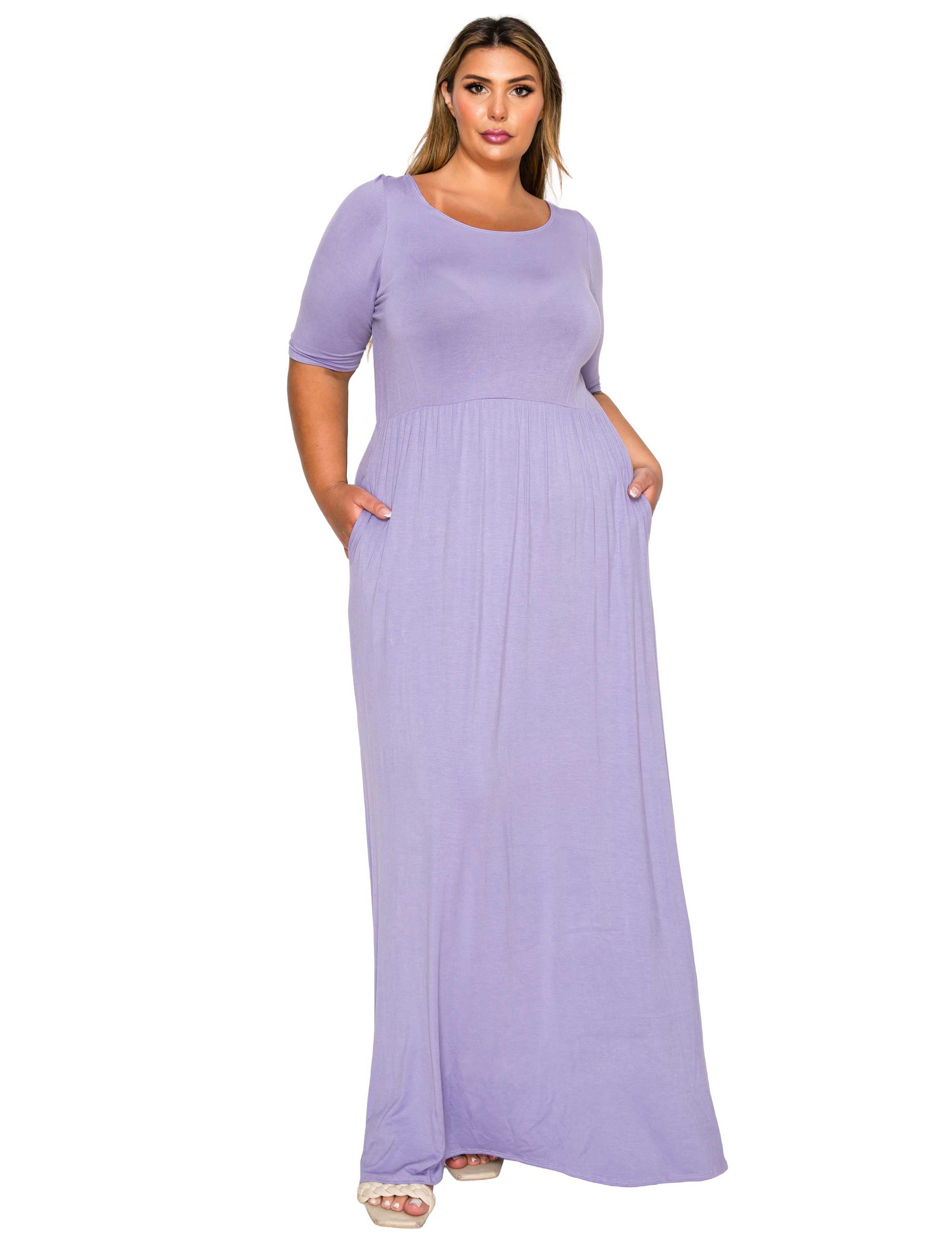 Women's Purple Plus Size Dresses | Belk