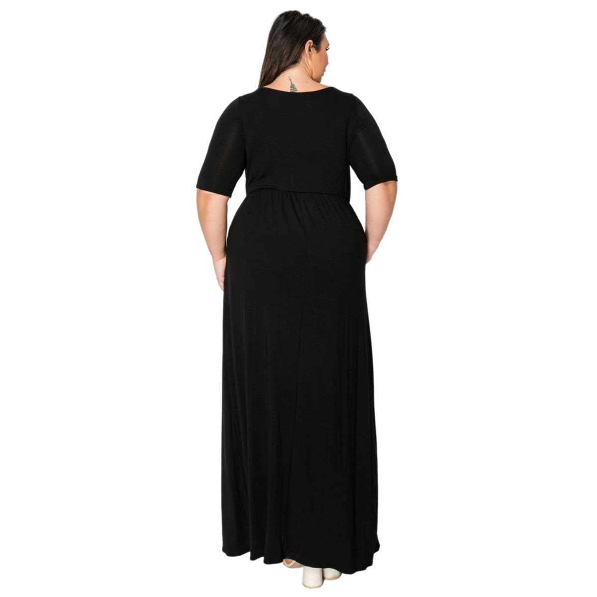 Plus Size Eva Pocket Maxi Dress