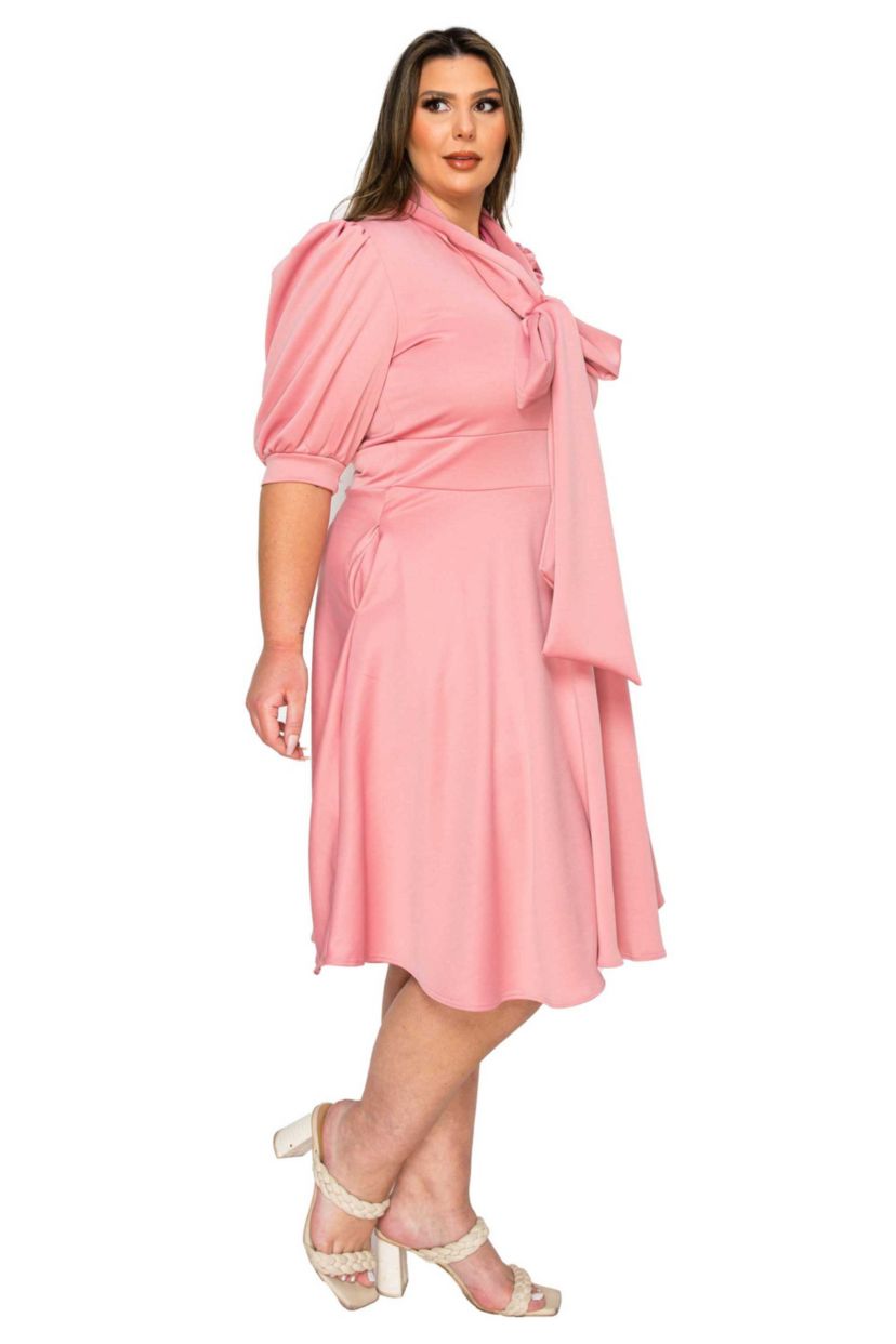 Plus Size Carina Donna Flare Dress w/ Pockets