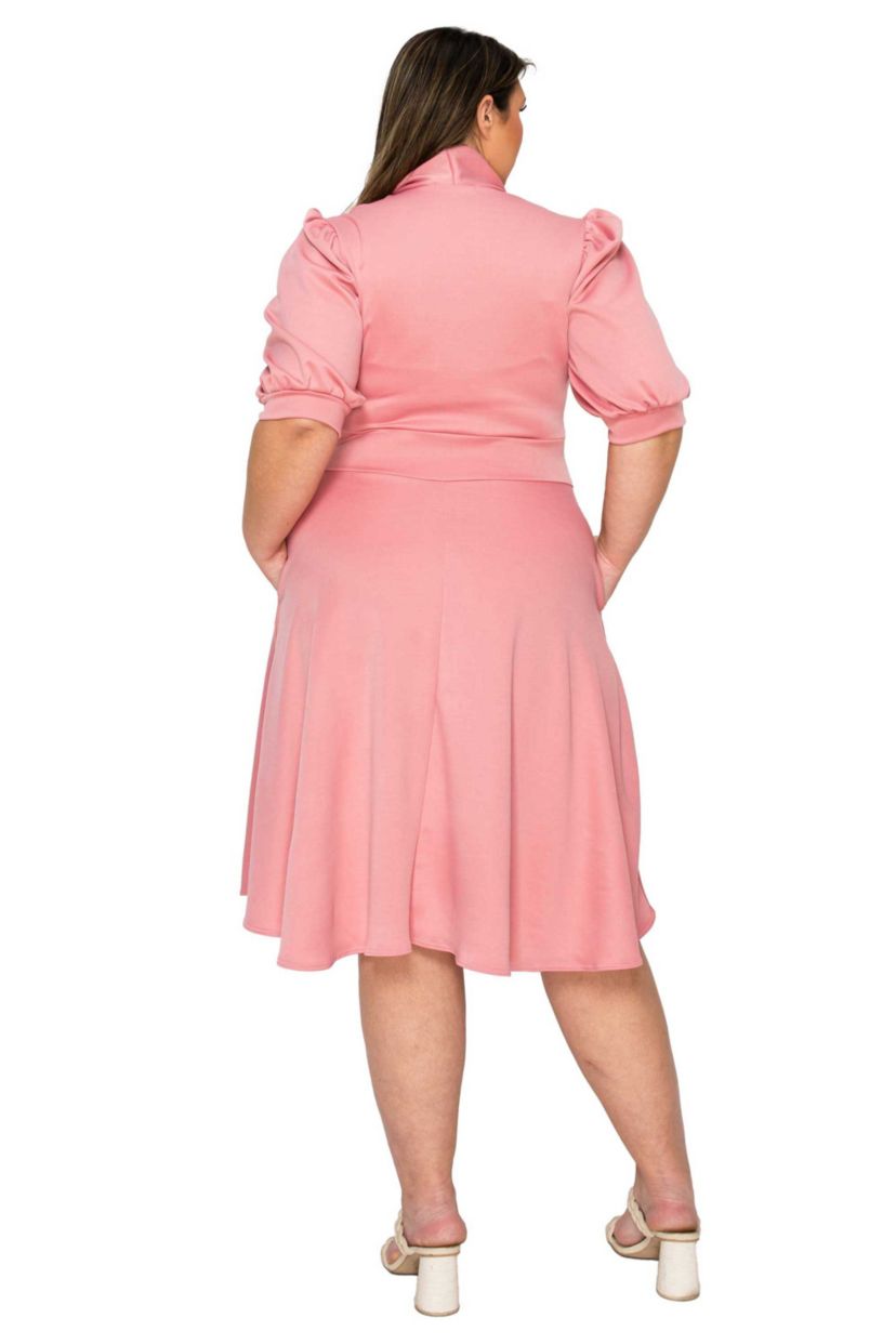 Plus Size Carina Donna Flare Dress w/ Pockets