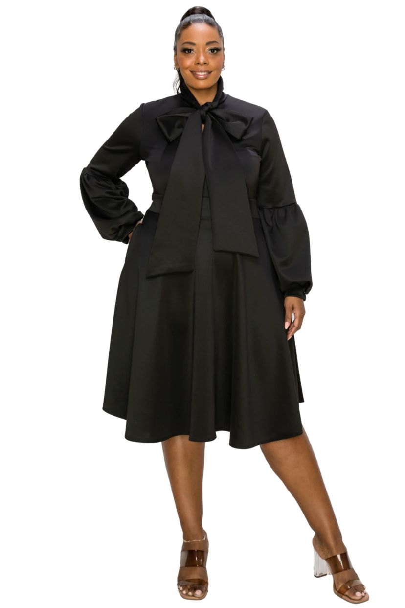 Plus Size Bekah Flare Pocket Dress