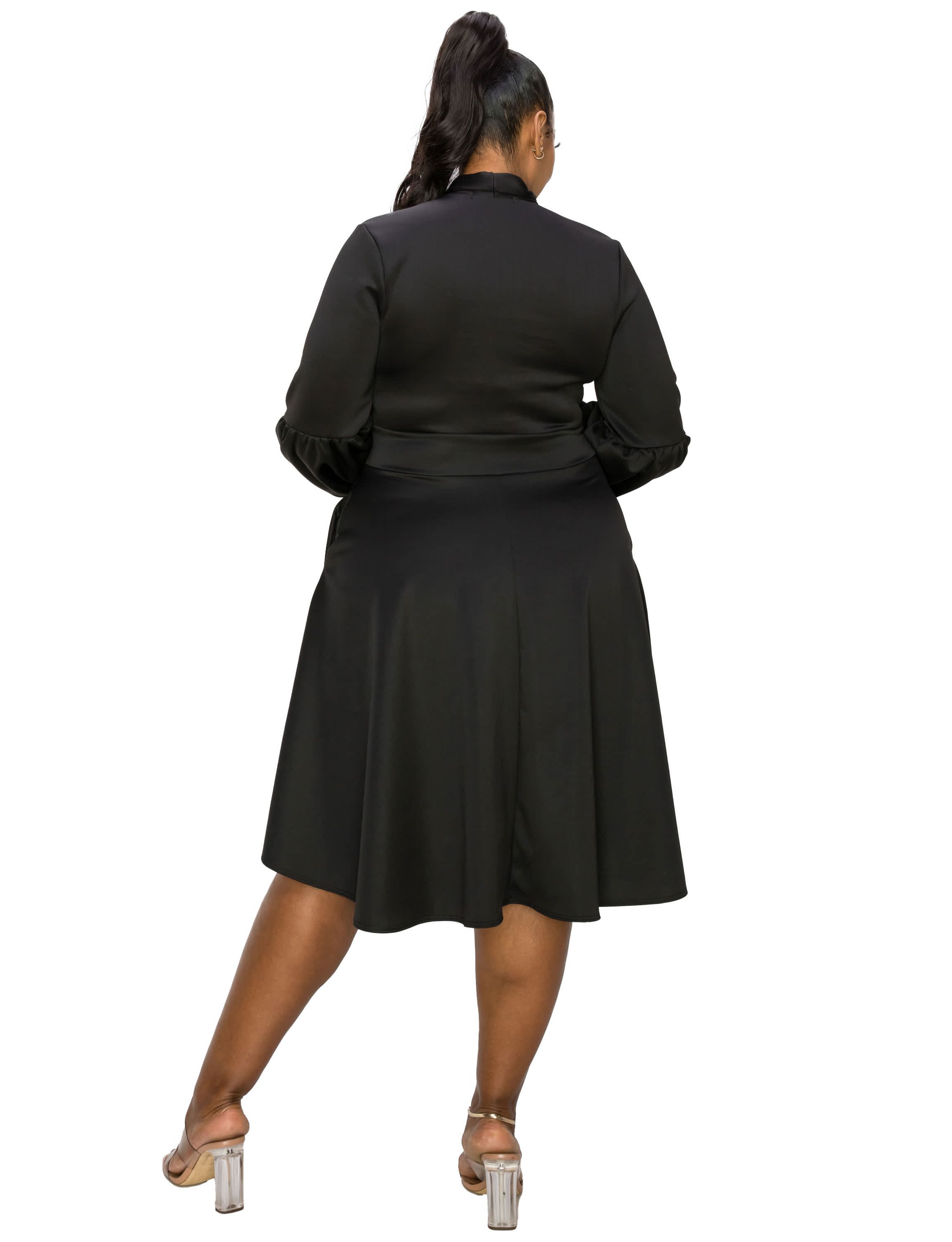 Plus Size Bekah Flare Pocket Dress
