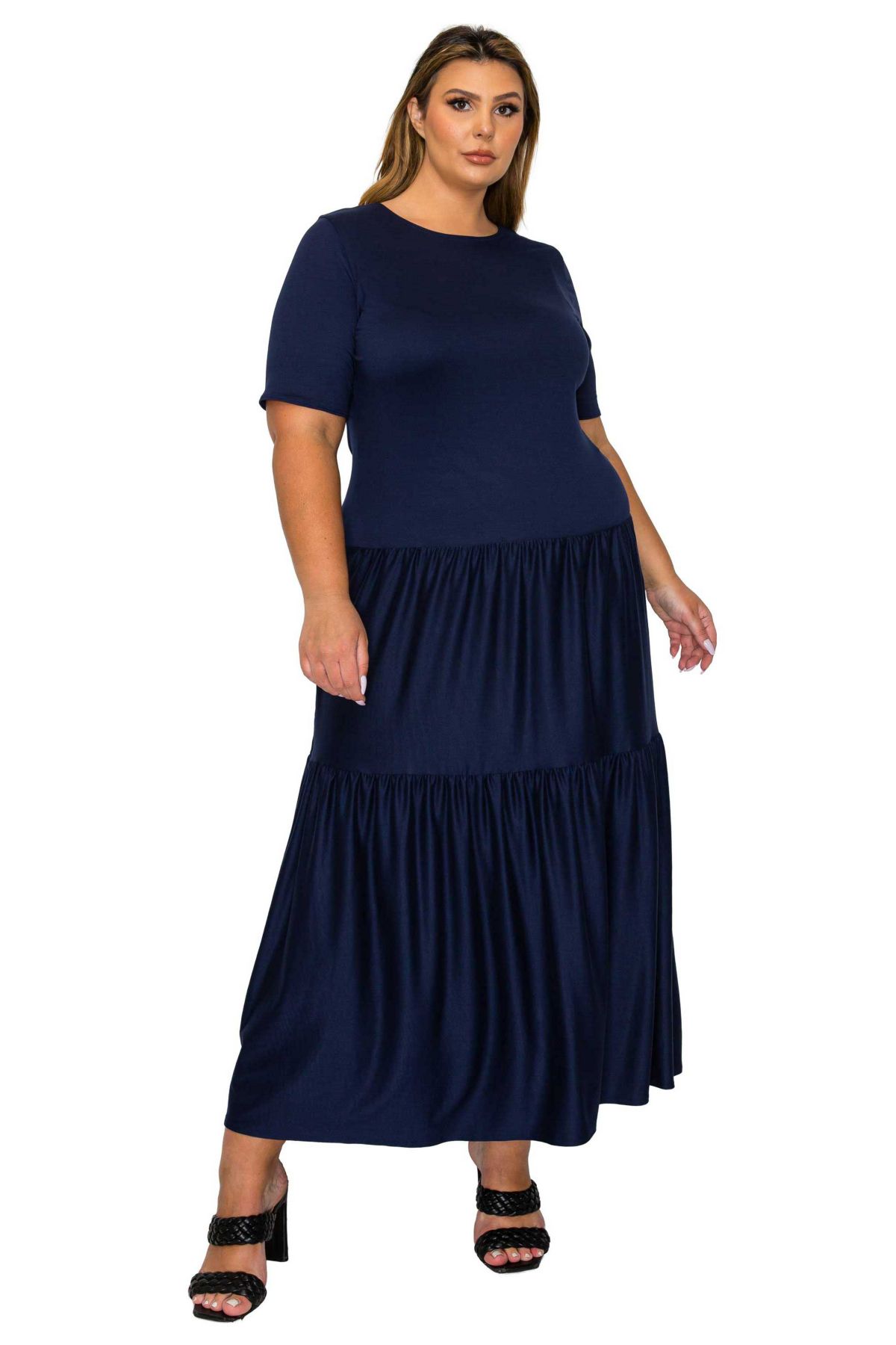 Plus Size Jourdan Tiered Maxi Dress