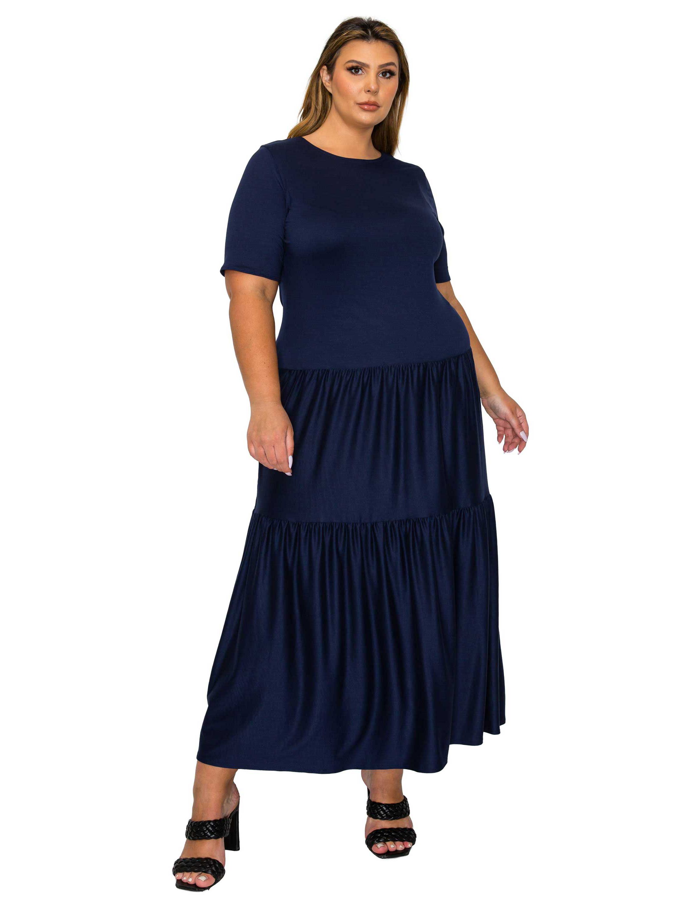 Plus Size Jourdan Tiered Maxi Dress