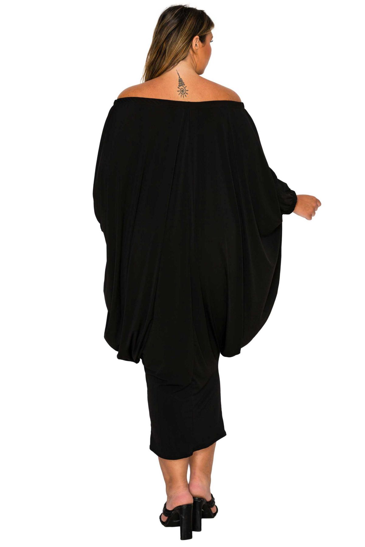 Plus Size Eero Off Shoulder Taper Hem Dress