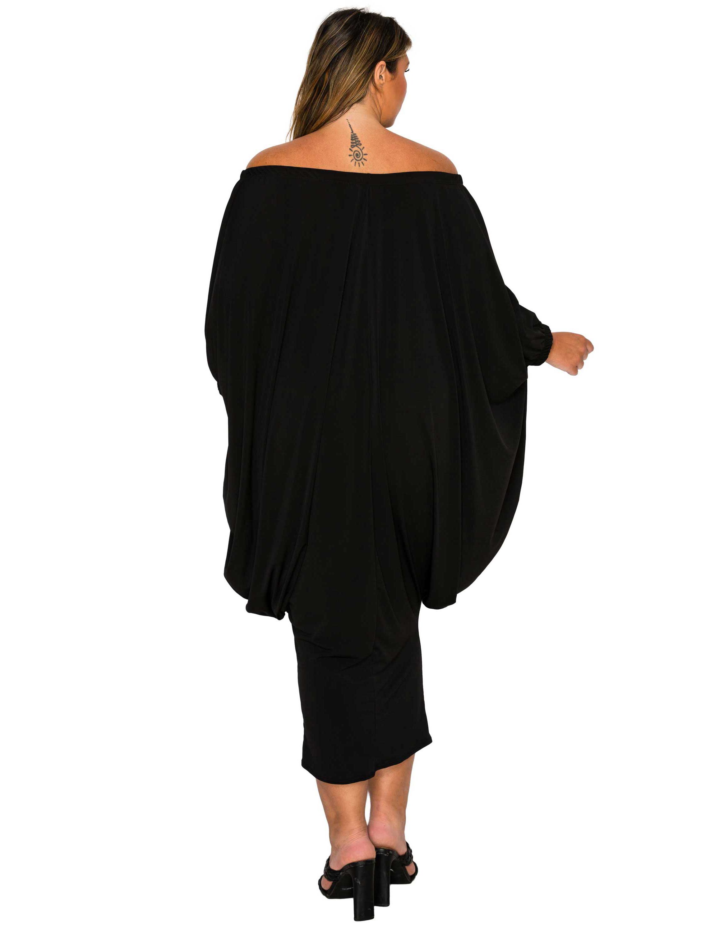 Plus Size Eero Off Shoulder Taper Hem Dress