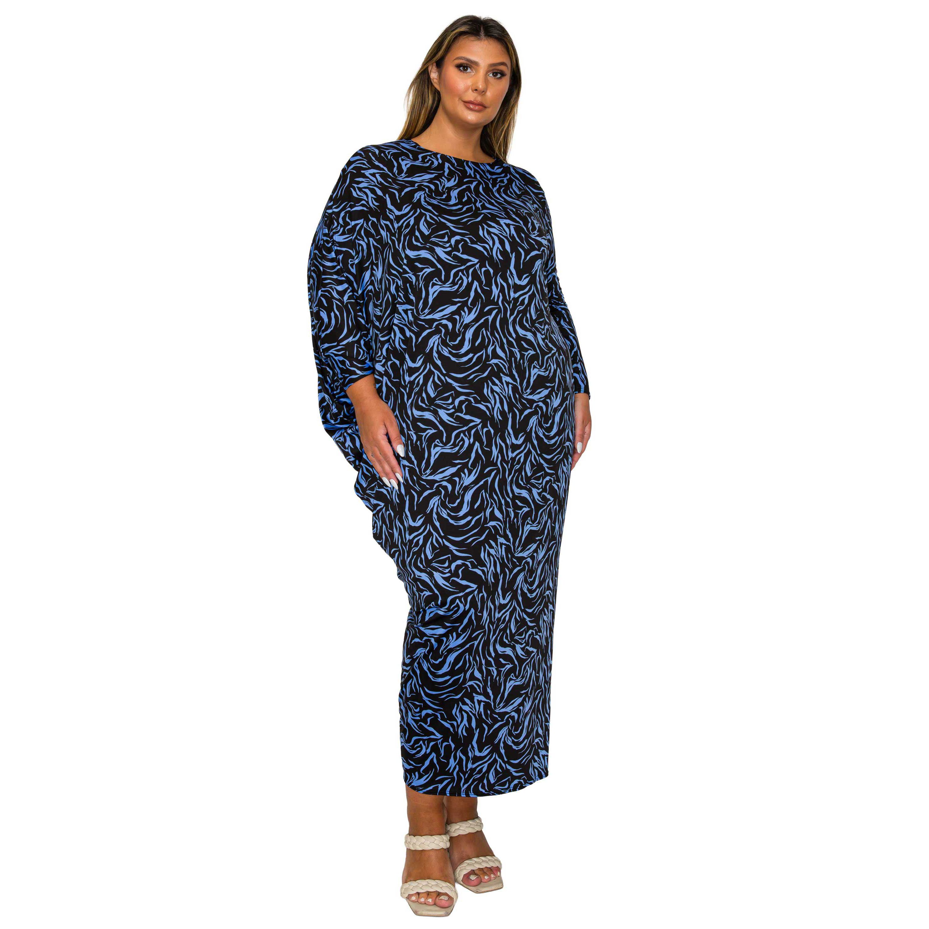 Plus Size Jessica Asymmetrical Maxi Dress