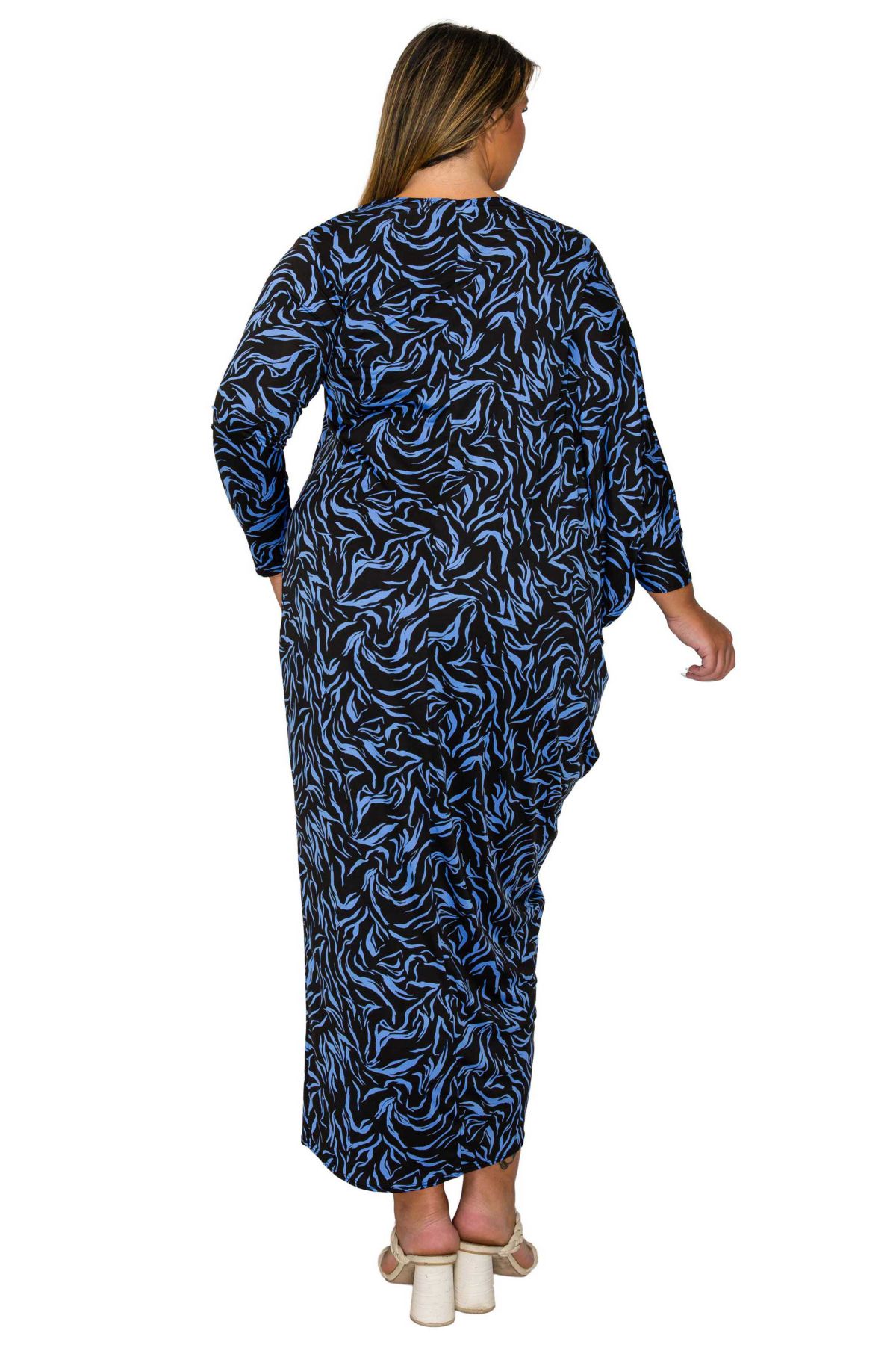 Plus Size Jessica Asymmetrical Maxi Dress