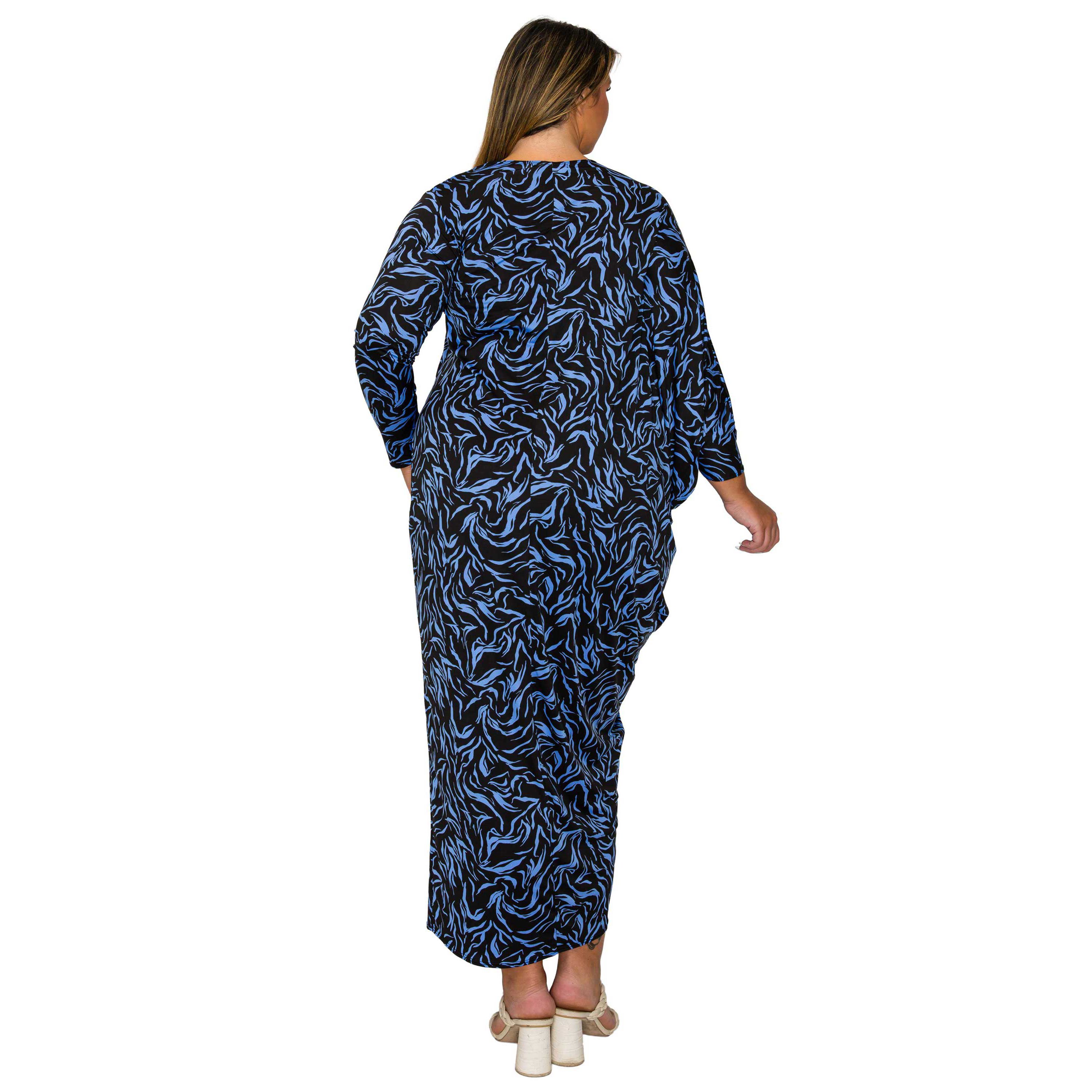 Plus Size Jessica Asymmetrical Maxi Dress