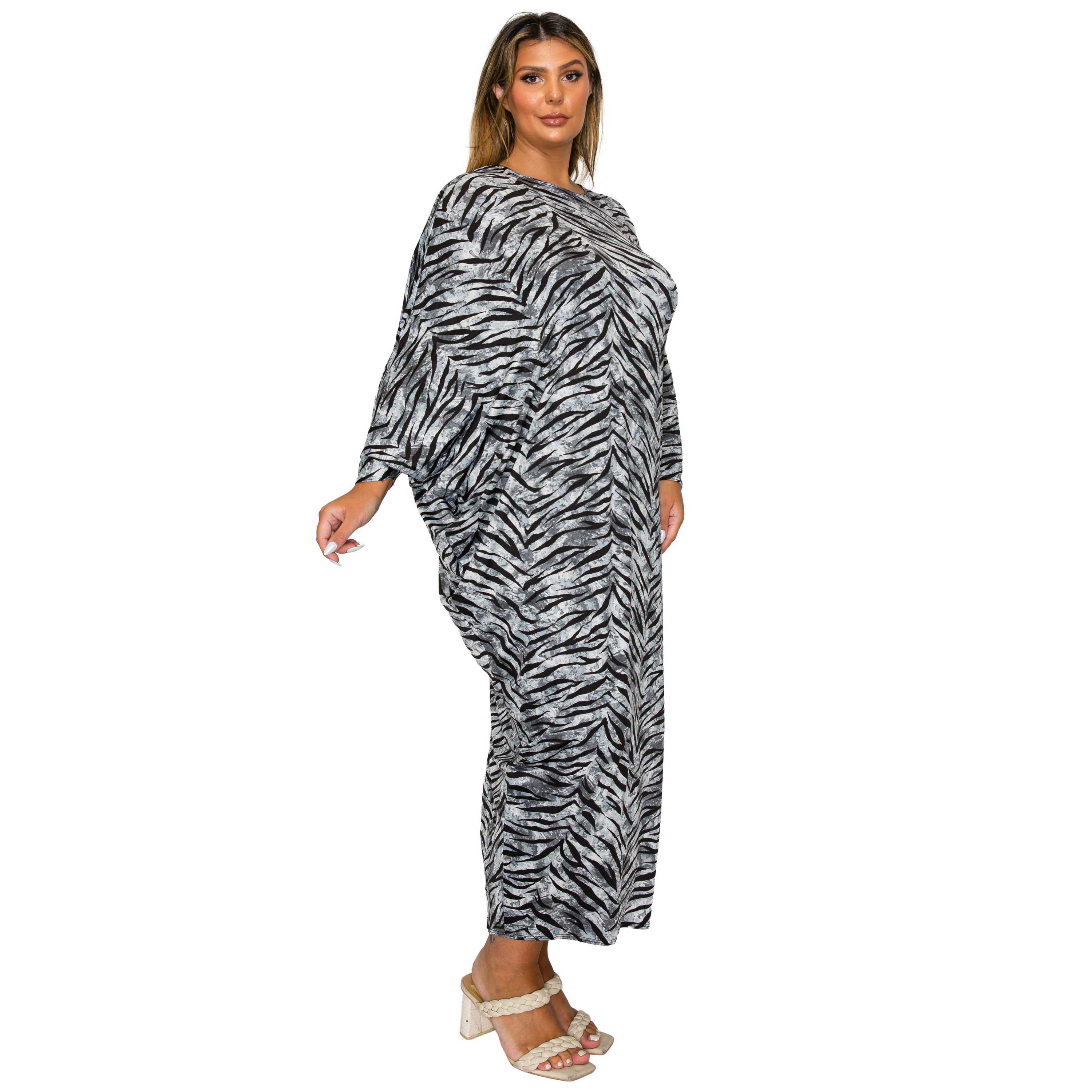 Plus Size Mary J Asymmetrical Maxi Dress