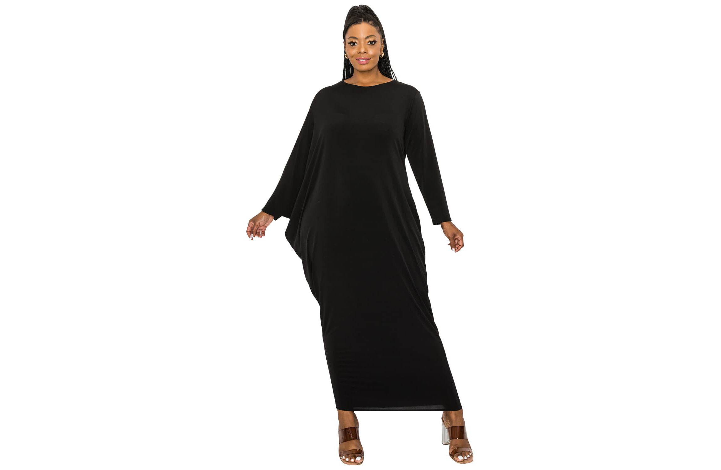 Plus Size Louella Asymmetrical Maxi Dress
