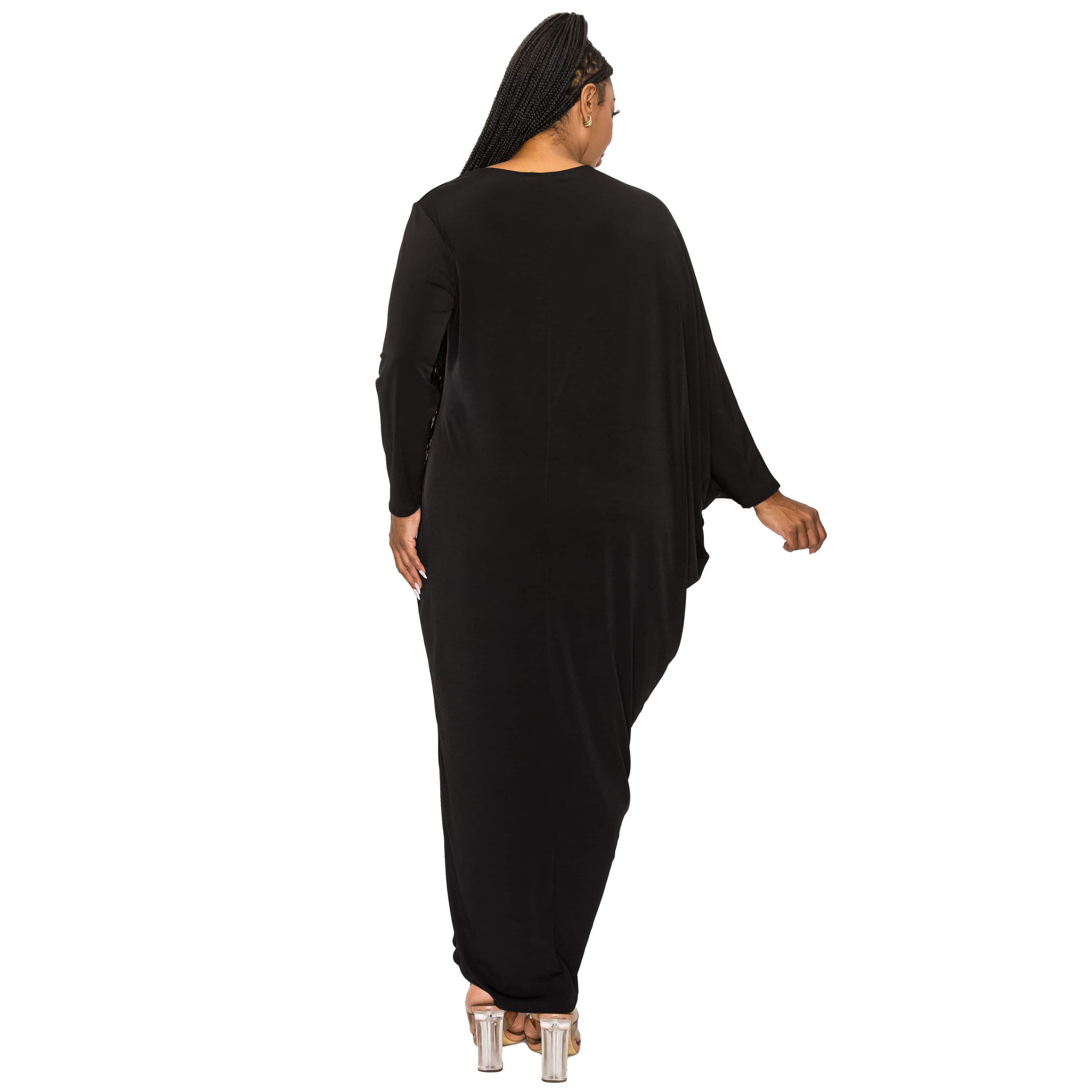 Plus Size Louella Asymmetrical Maxi Dress