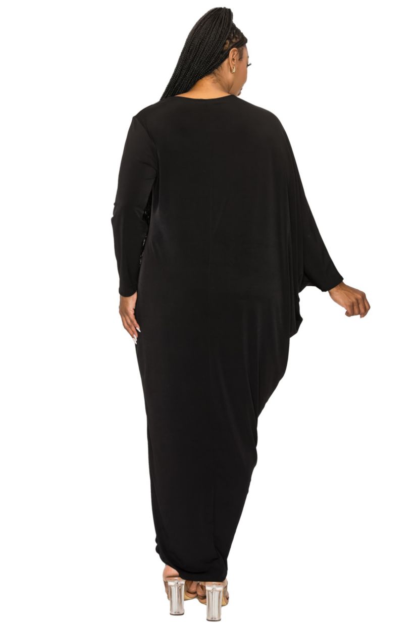 Plus Size Louella Asymmetrical Maxi Dress