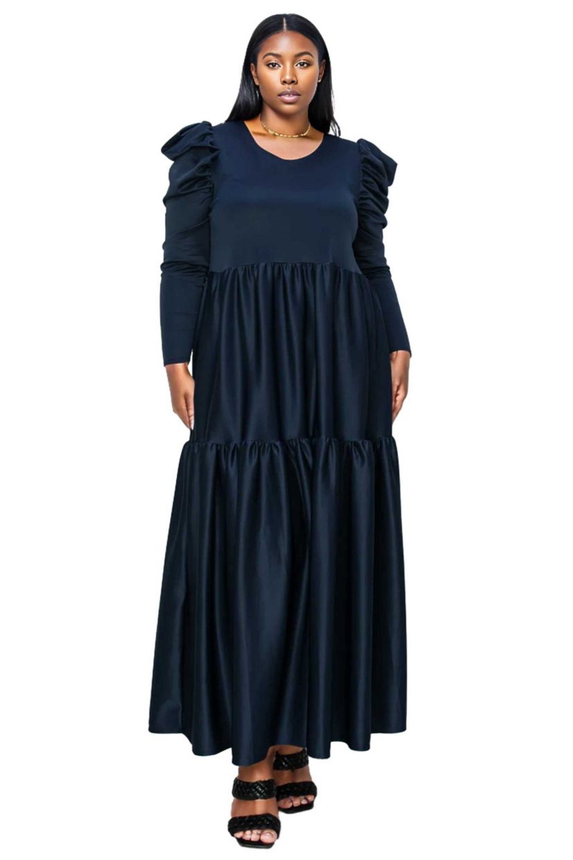 Plus Size Isabel Tiered Maxi Dress