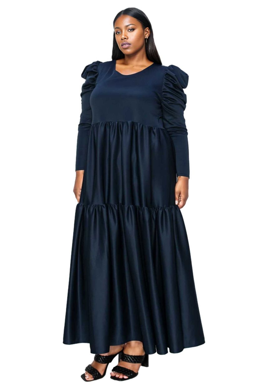 Plus Size Isabel Tiered Maxi Dress