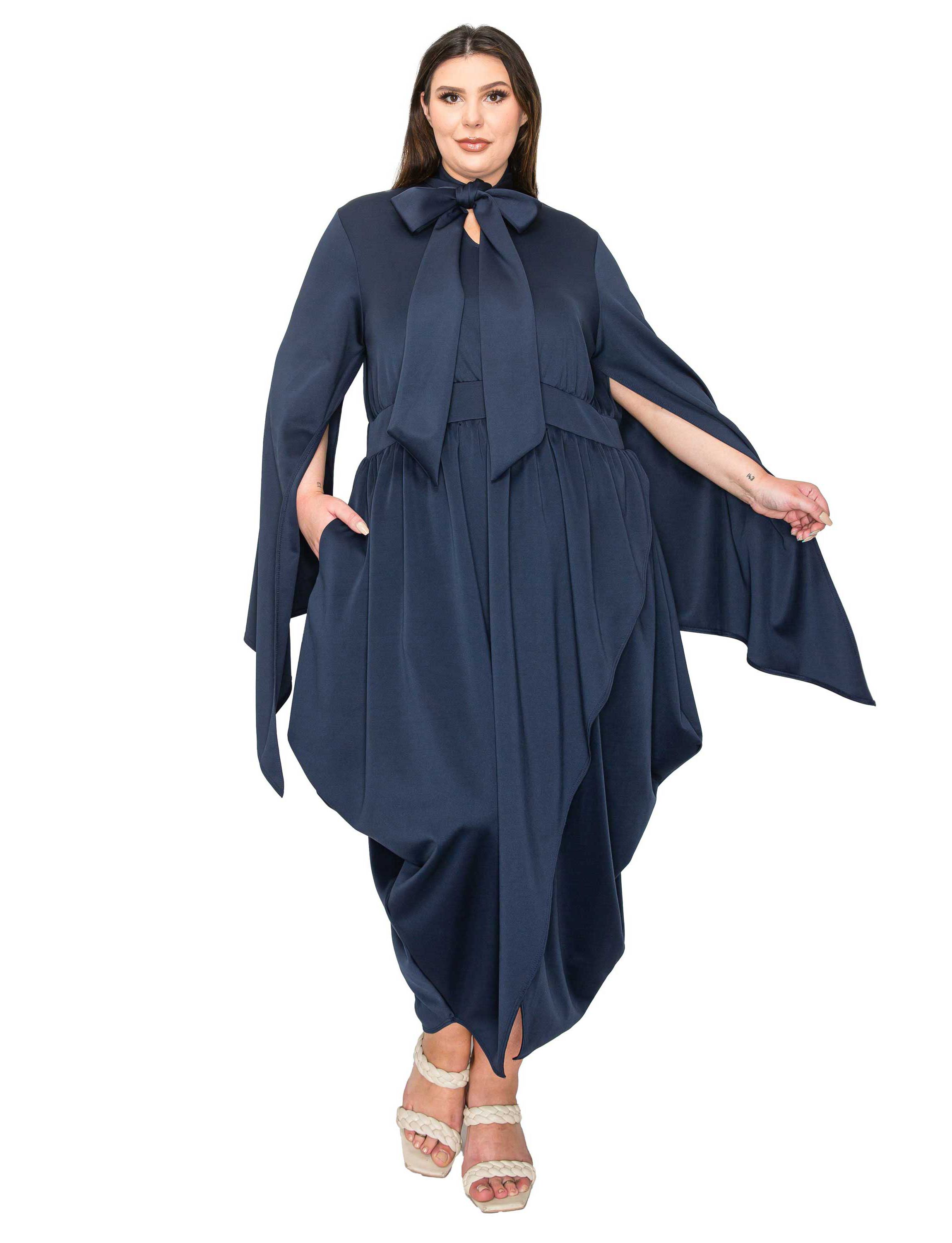 Plus Size Tina Tulip Hem Pocket Dress