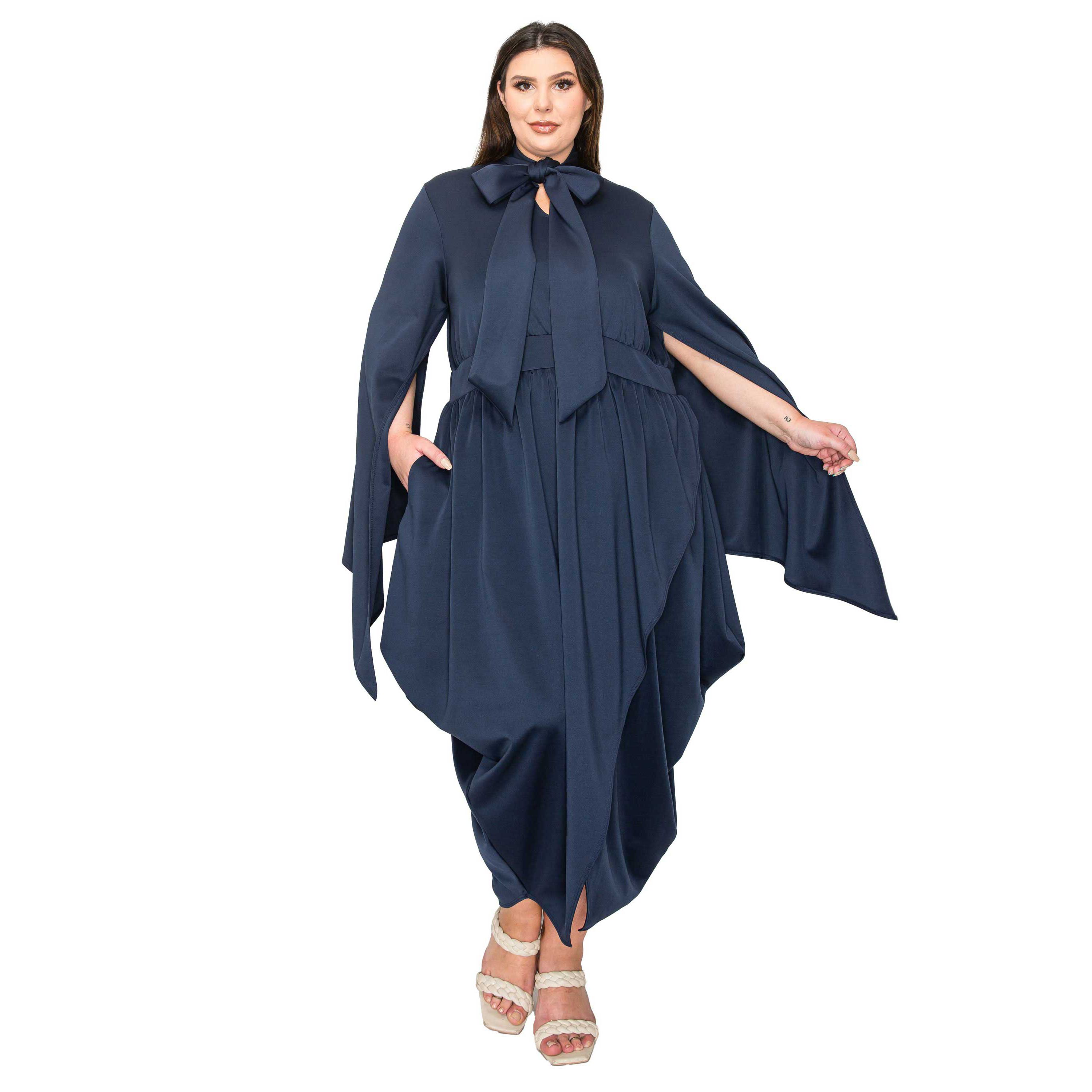 Plus Size Tina Tulip Hem Pocket Dress