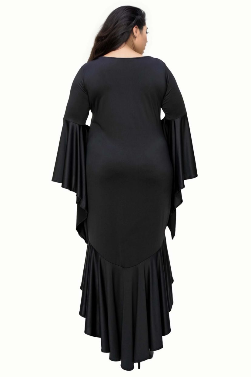 Plus Size Arielle Flowy Mermaid Hem Dress
