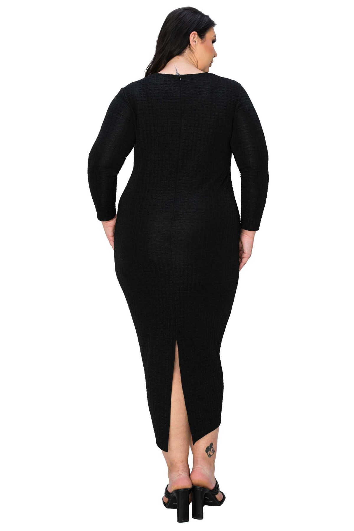 Plus Size Kylo Textured Bodycon Dress