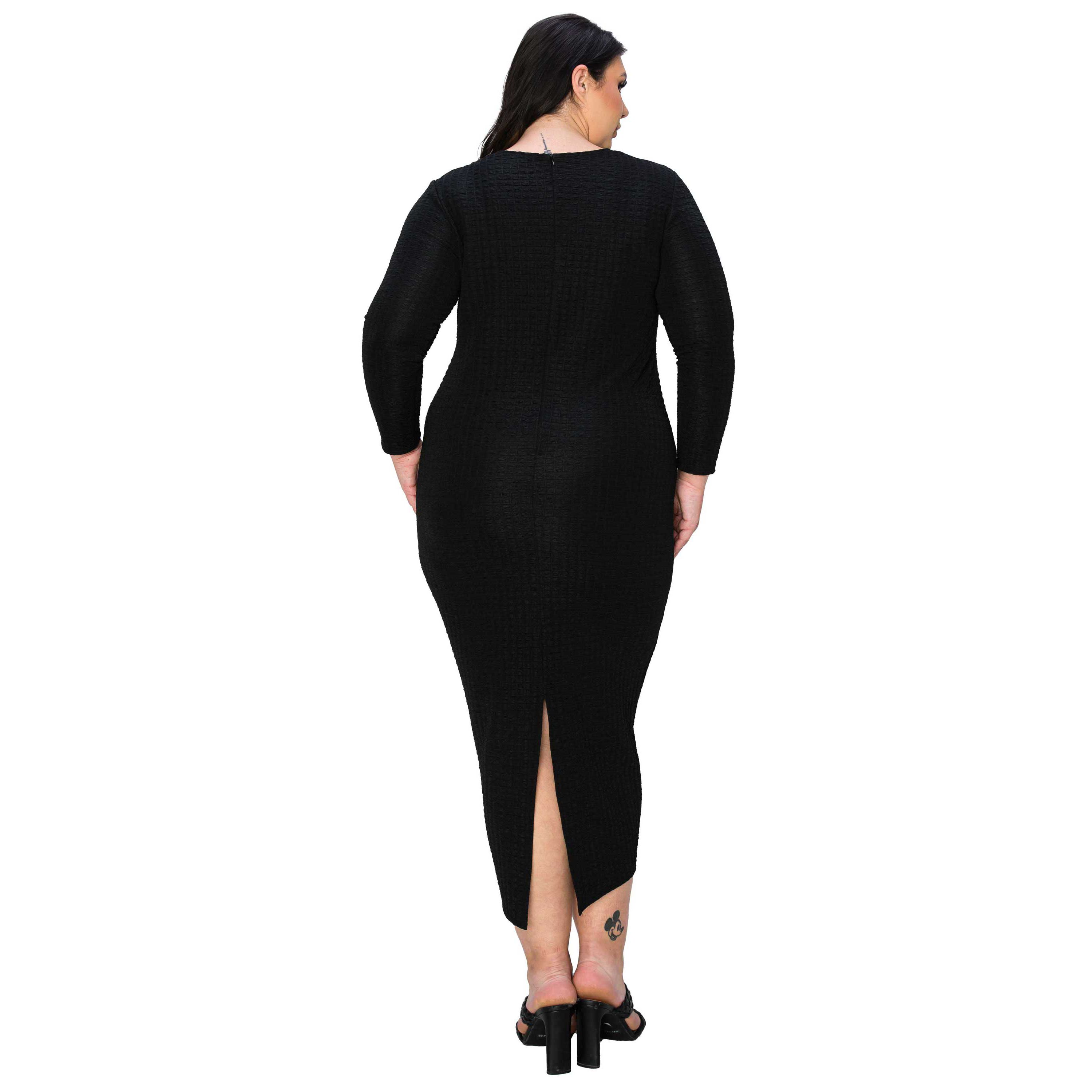 Plus Size Kylo Textured Bodycon Dress