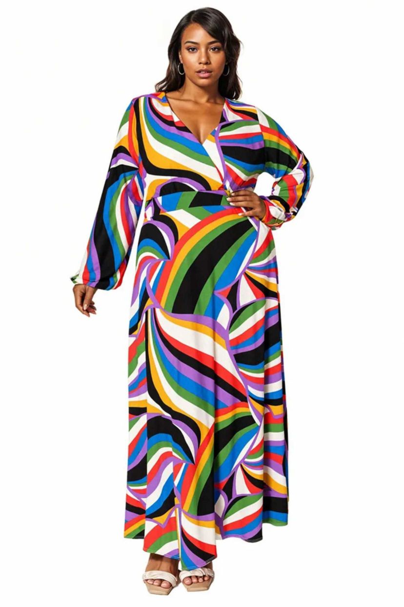 Plus Size Vacanza Maxi Dress