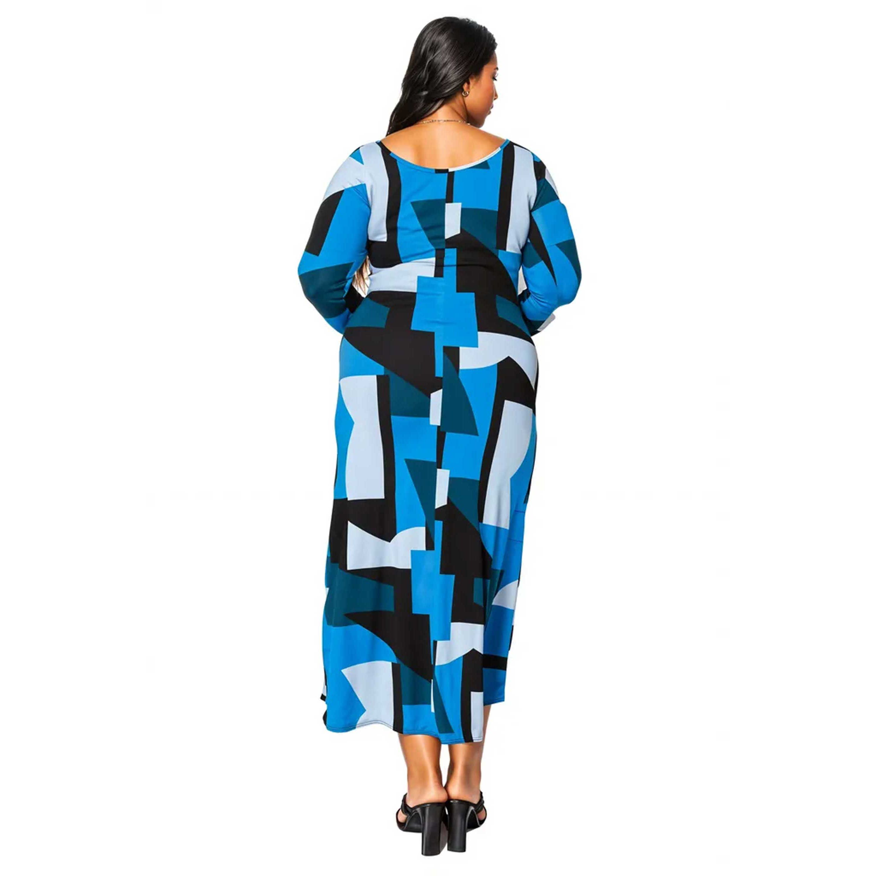 Plus Size Ozean Azul Maxi Dress