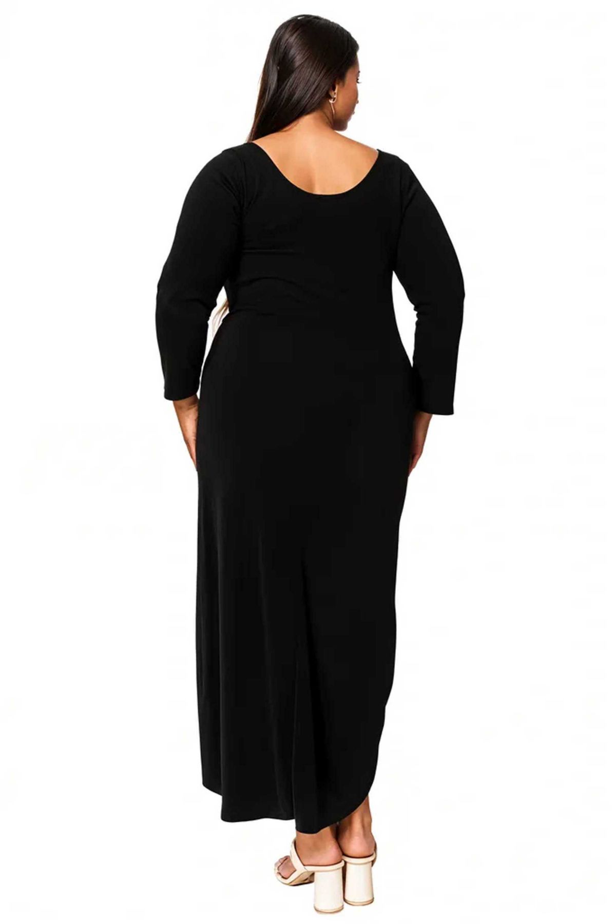 Plus Size Ashe Scoop Neck Maxi
