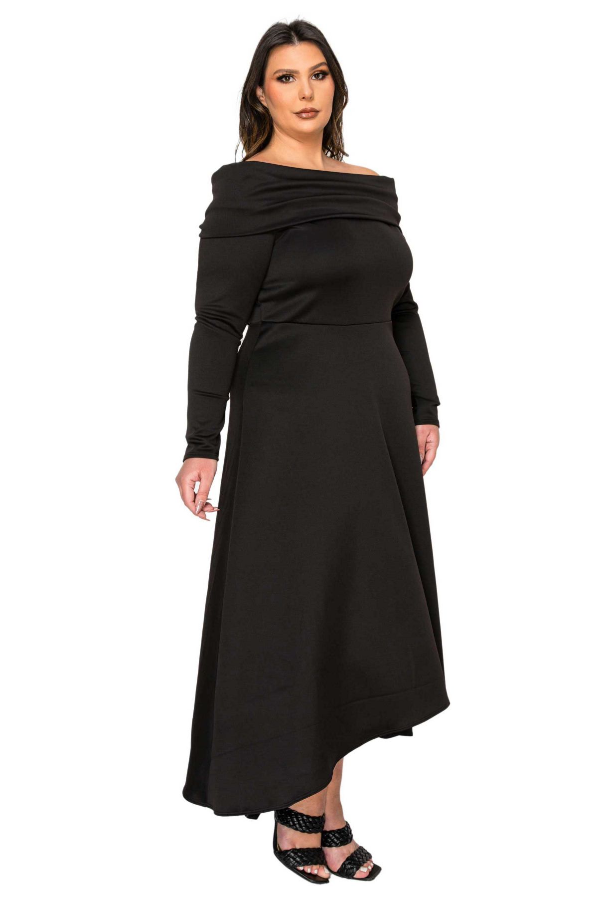 Plus Size Lyra Off Shoulder Maxi Dress
