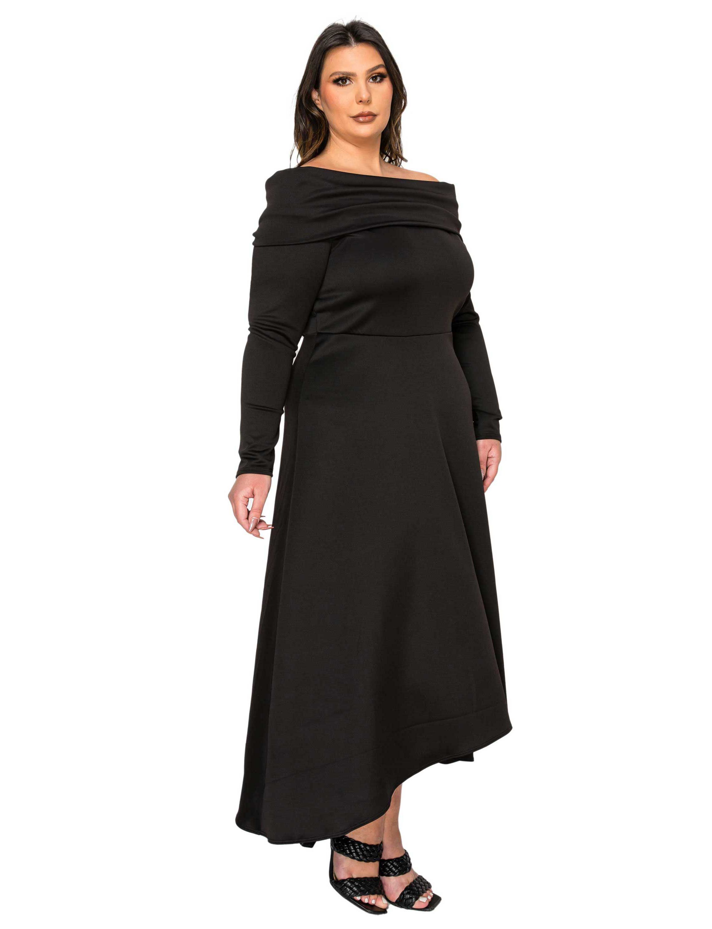 Plus Size Lyra Off Shoulder Maxi Dress