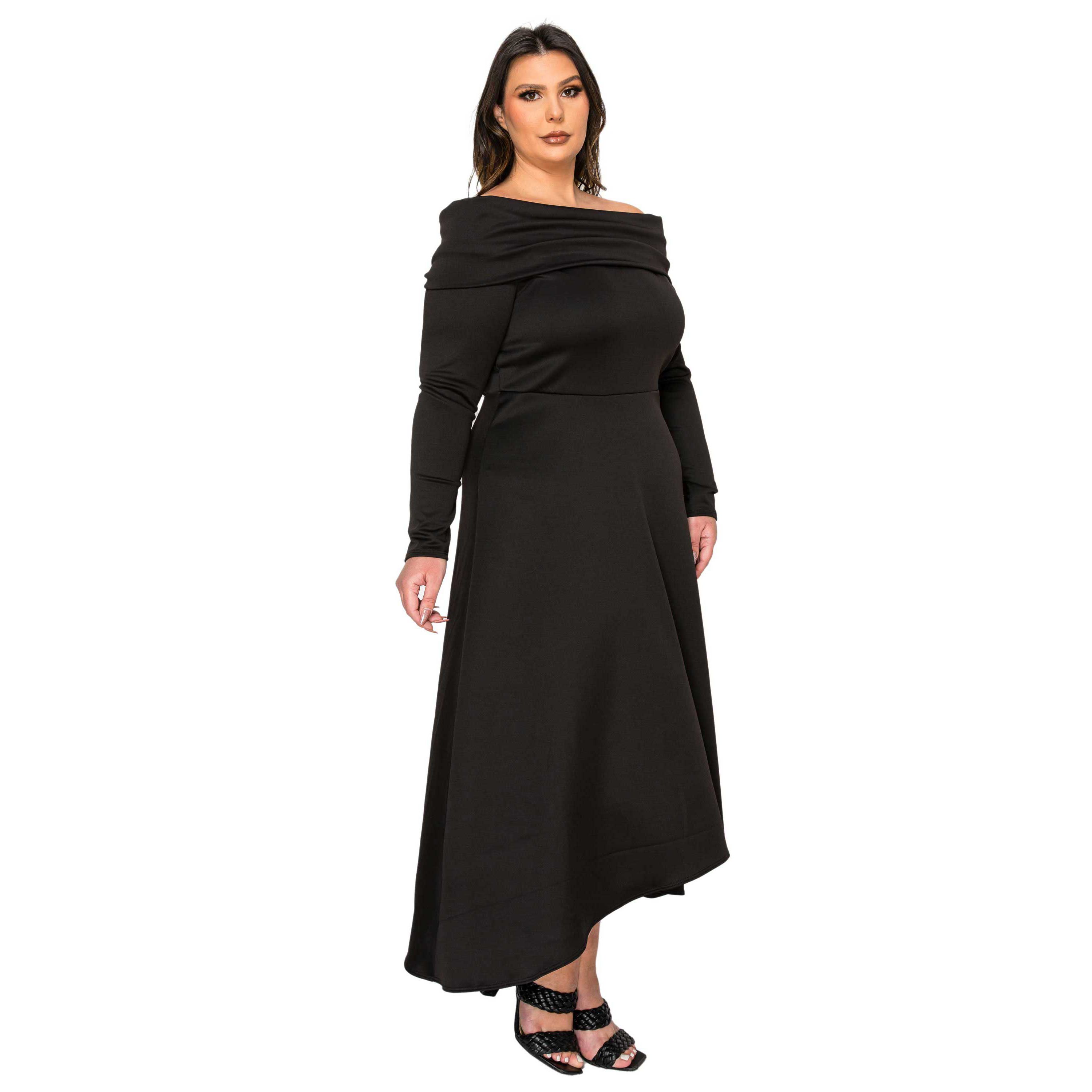 Plus Size Lyra Off Shoulder Maxi Dress