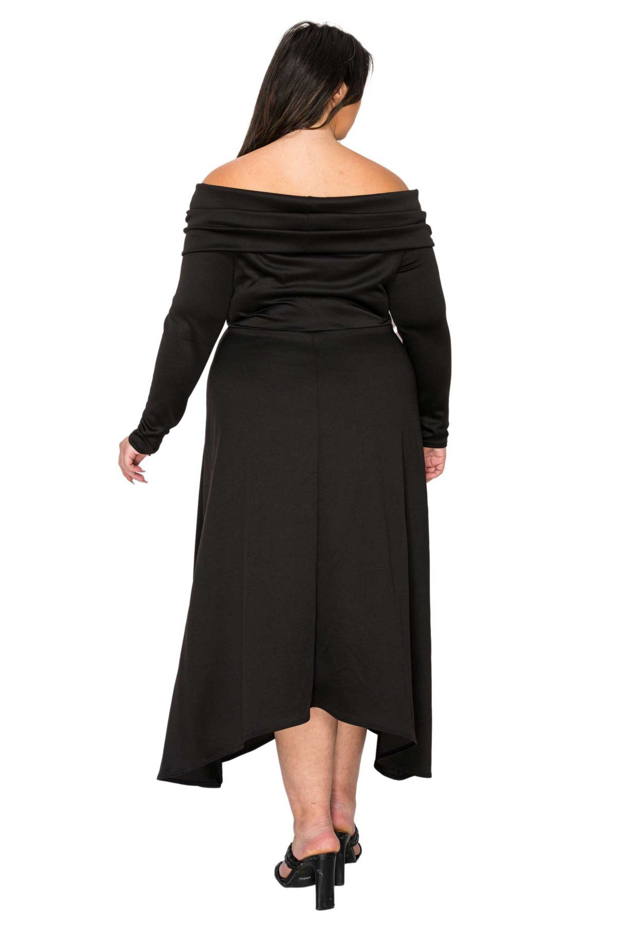Plus Size Lyra Off Shoulder Maxi Dress