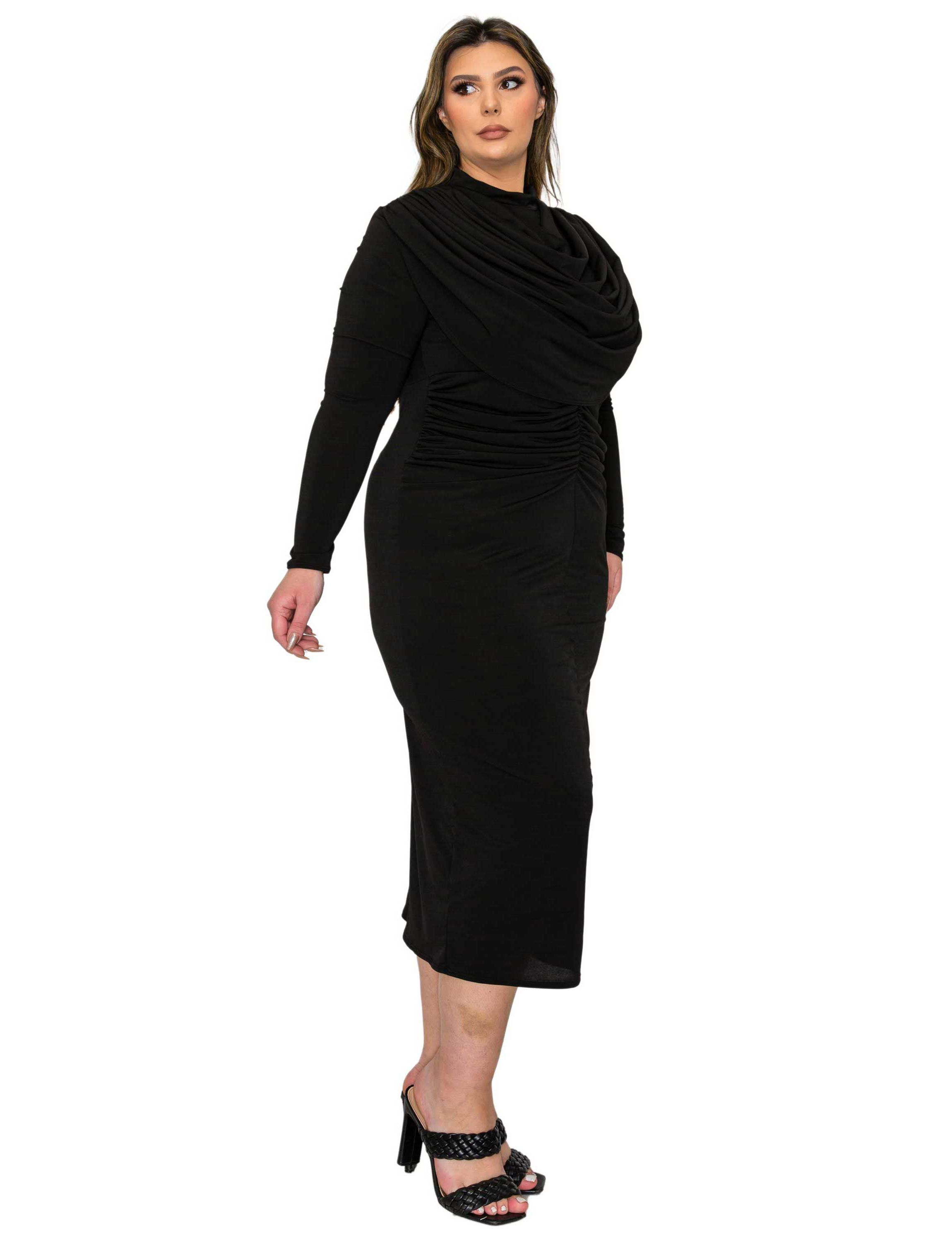 Plus Size Aurora Ruffled Bodycon Dress