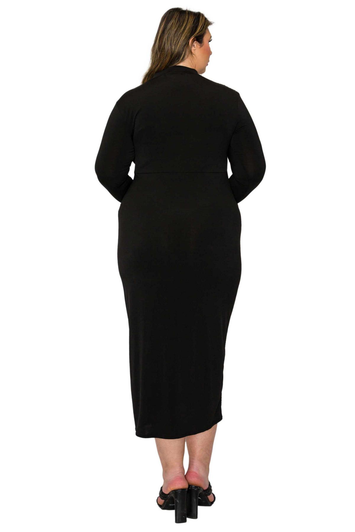 Plus Size Aurora Ruffled Bodycon Dress