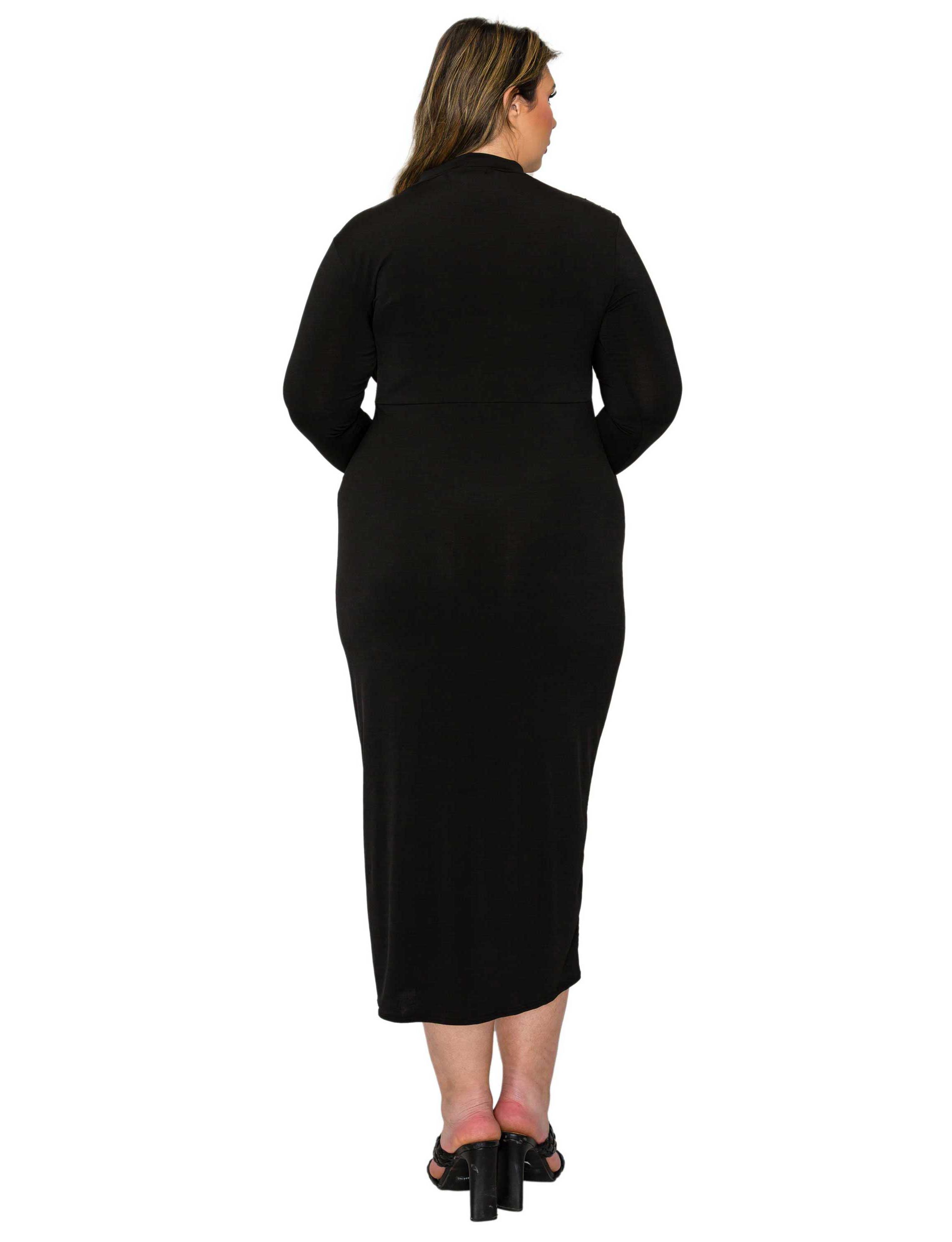 Plus Size Aurora Ruffled Bodycon Dress