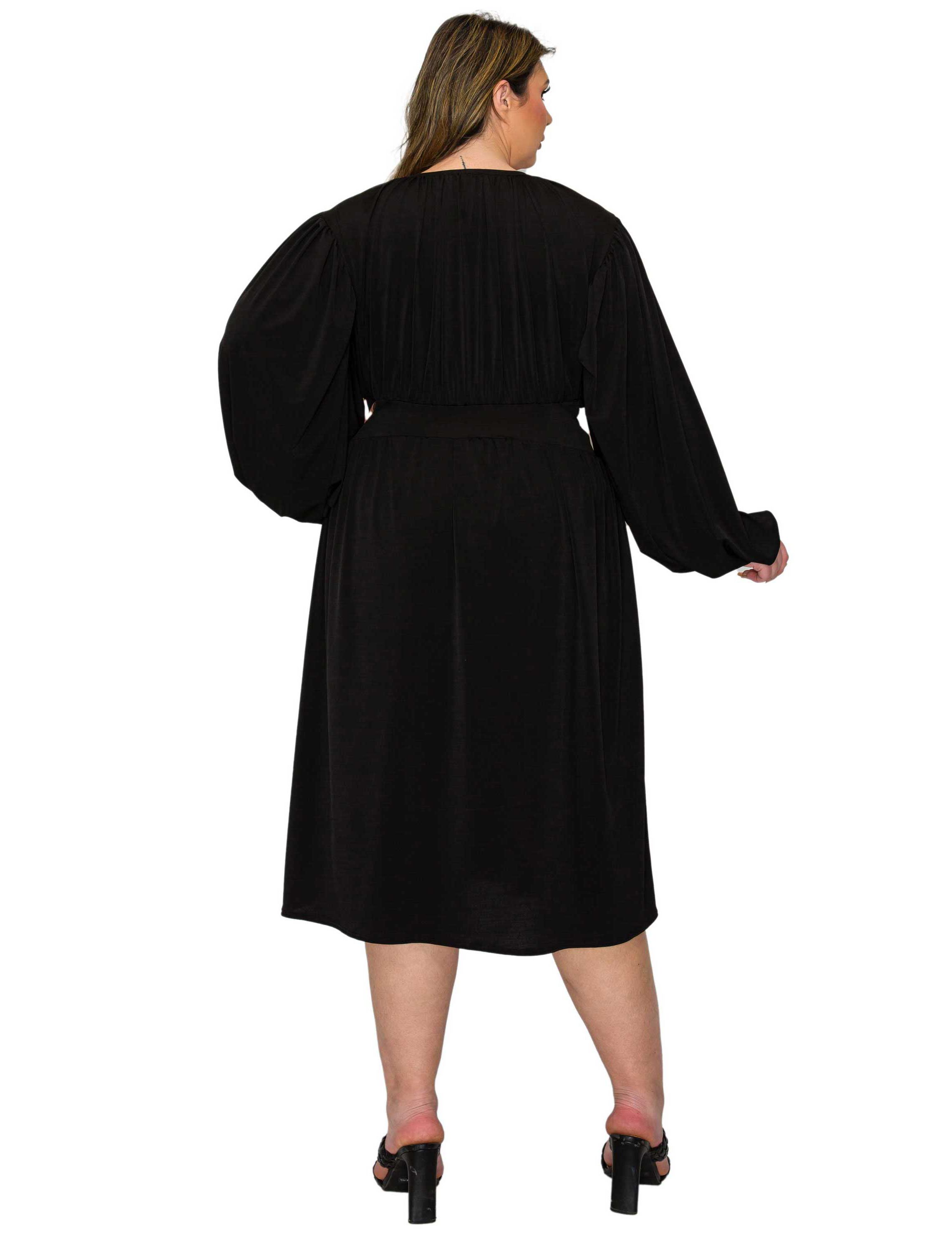 Plus Size Audrey Ruched Midi Dress