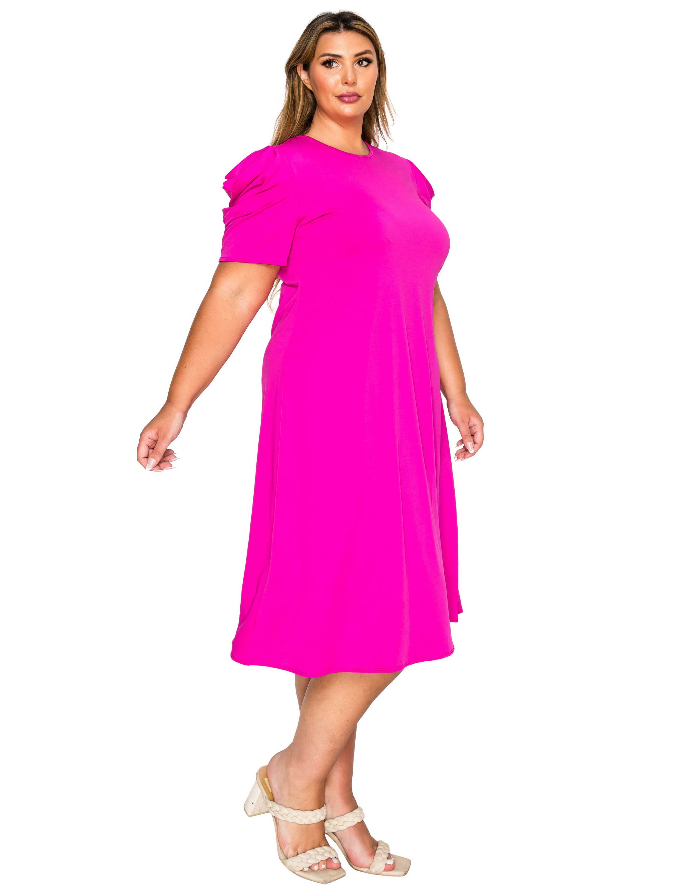 belk hot pink dress Women's Plus Size Dresses sizing_dn